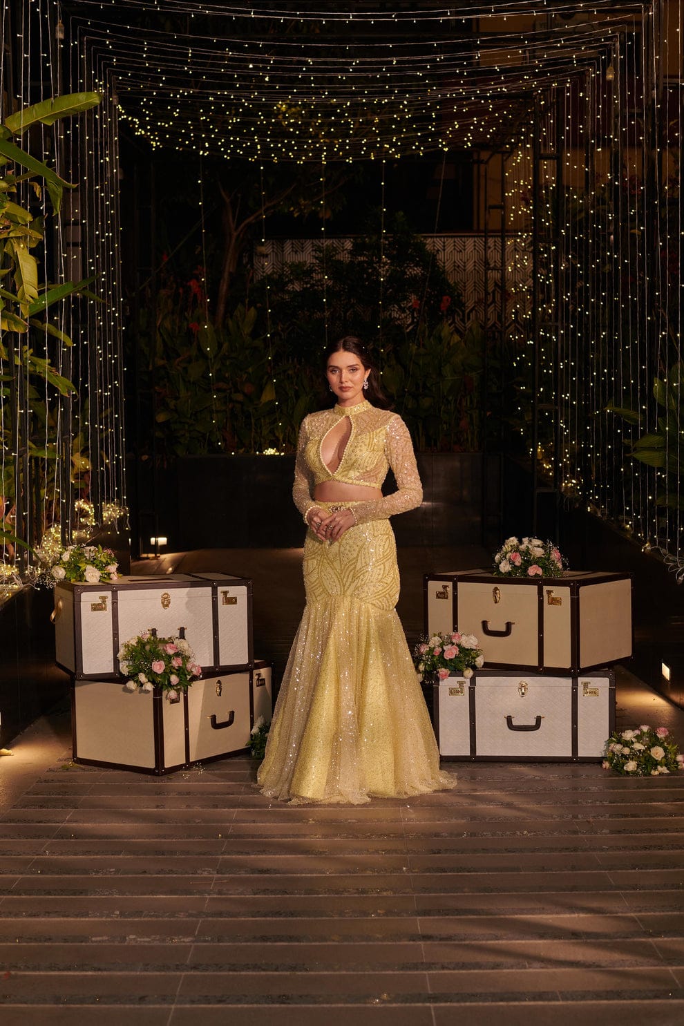 Butter Yellow Lehenga Set