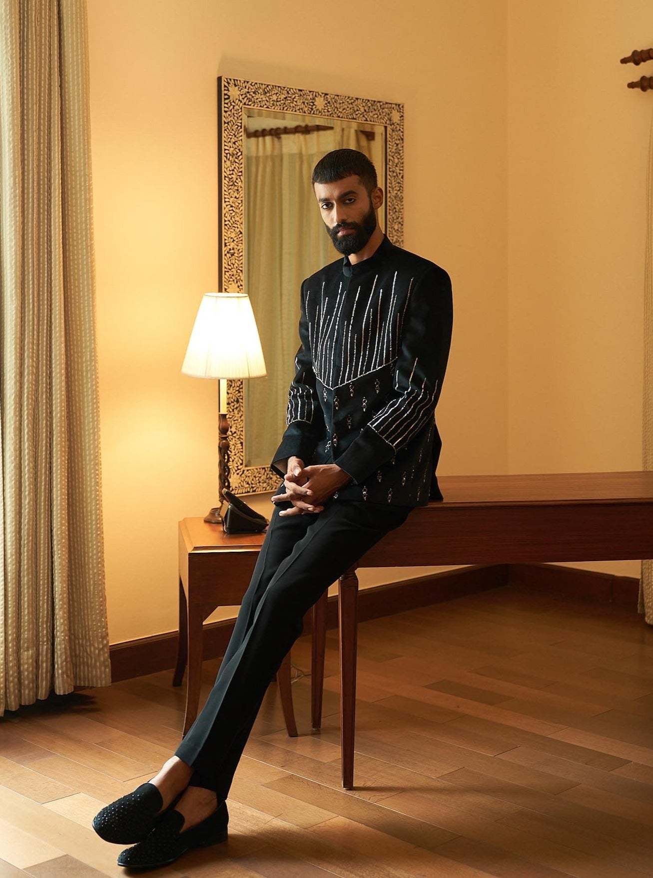 Gunpowder Bandhgala Set