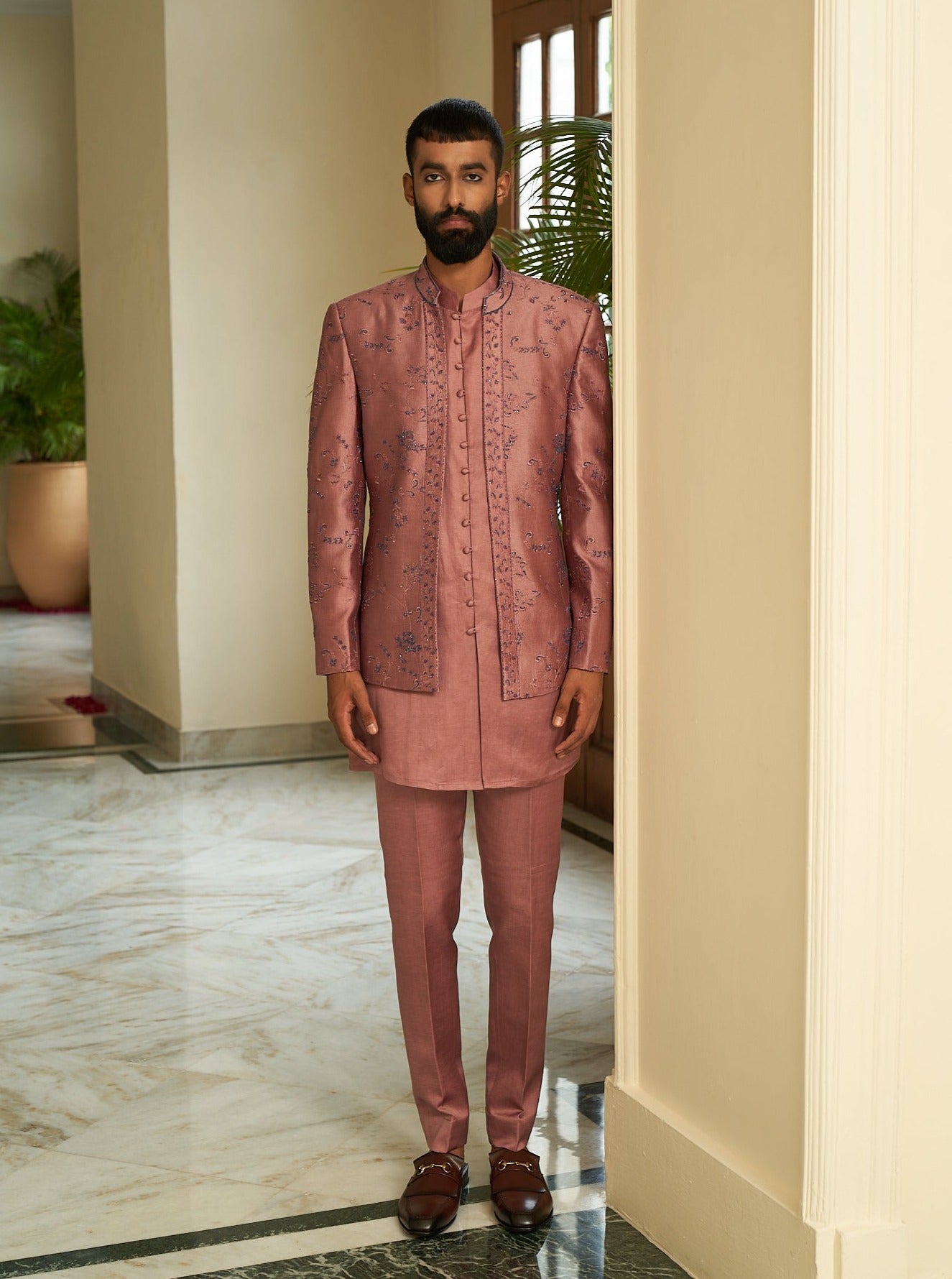 Deep Rose Jacket Set