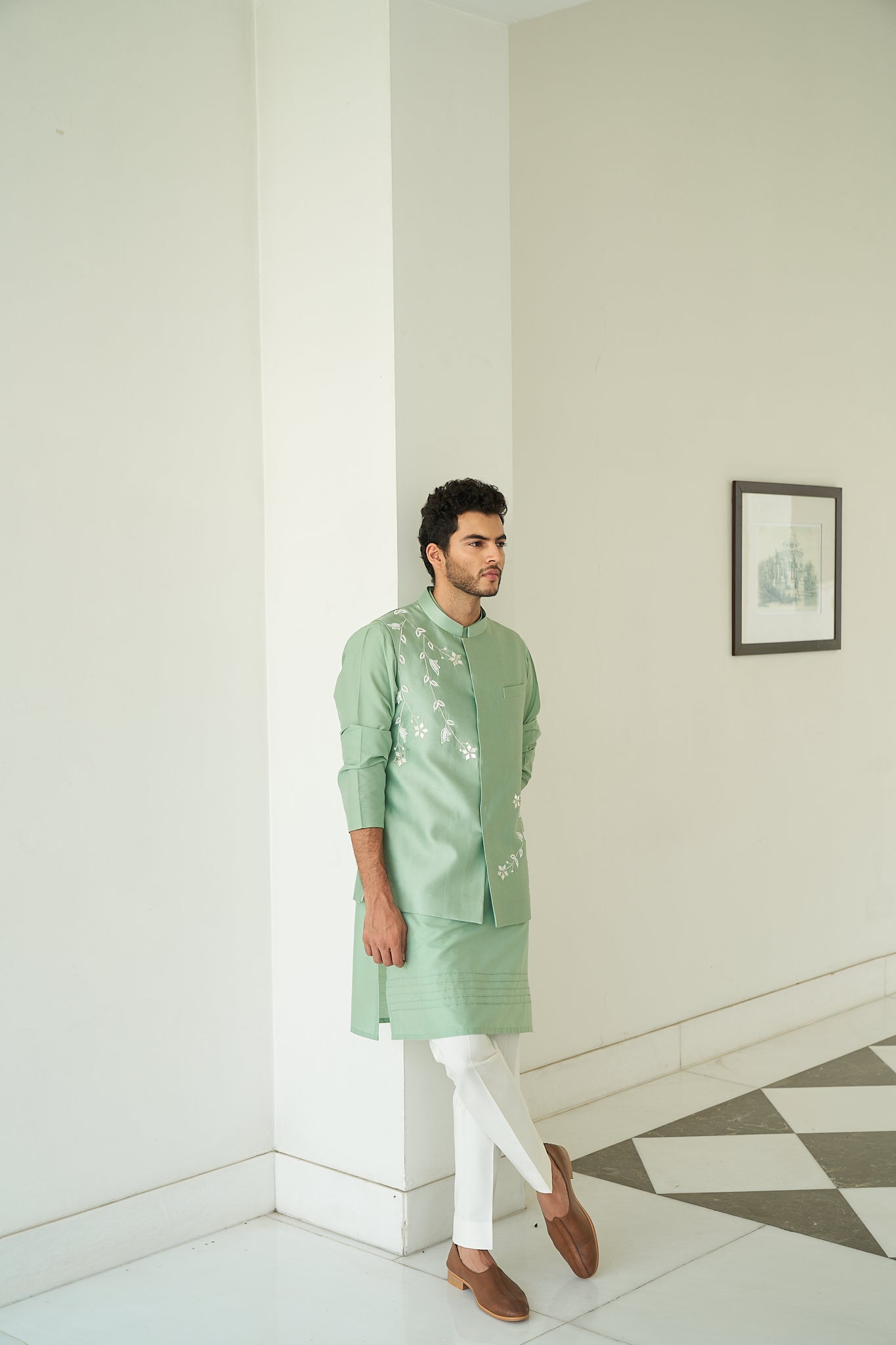 Aspen Green Jacket Set