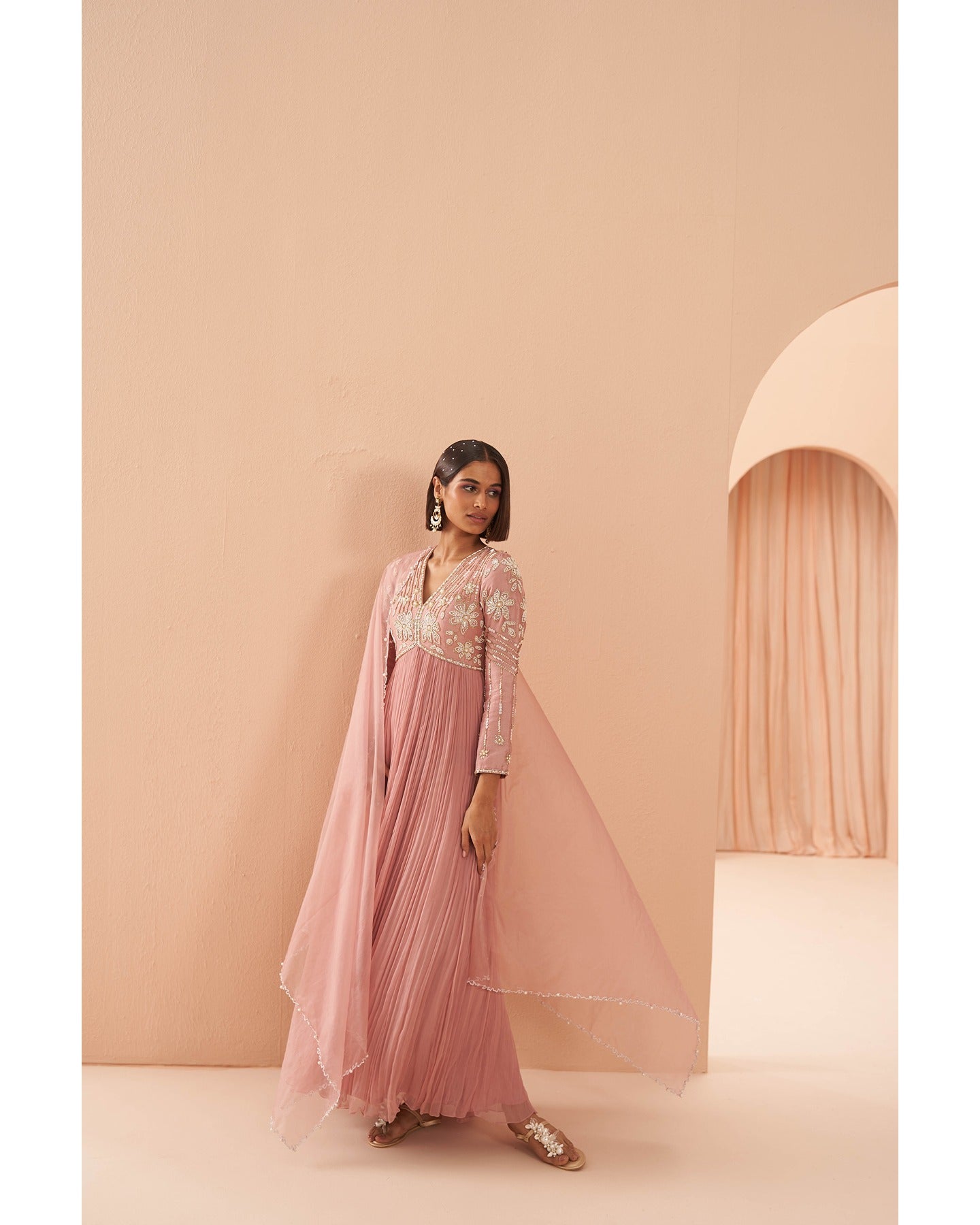 Orchid Anarkali