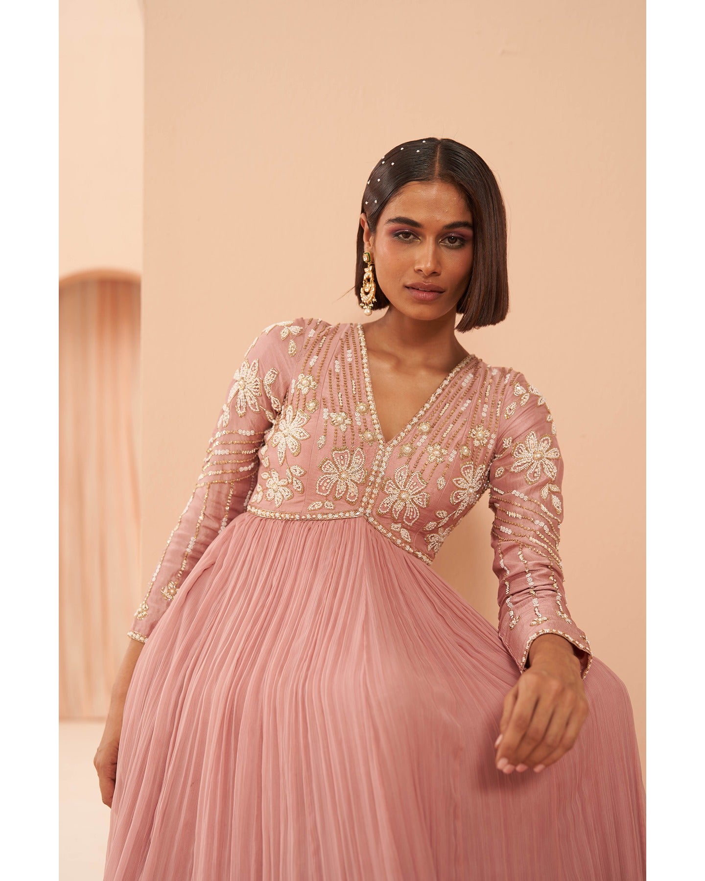 Orchid Anarkali