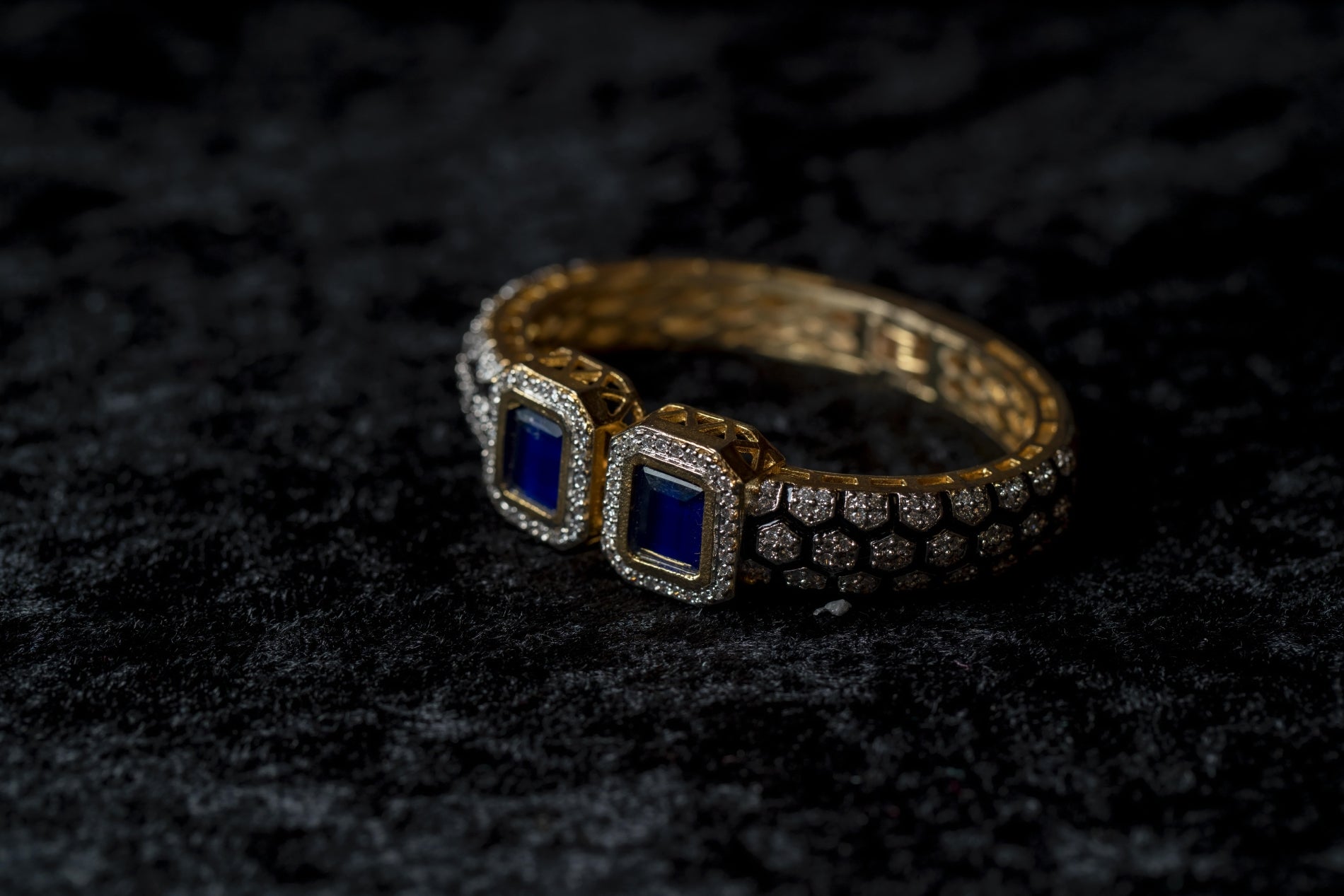 Women's Blue Cuff Bracelet