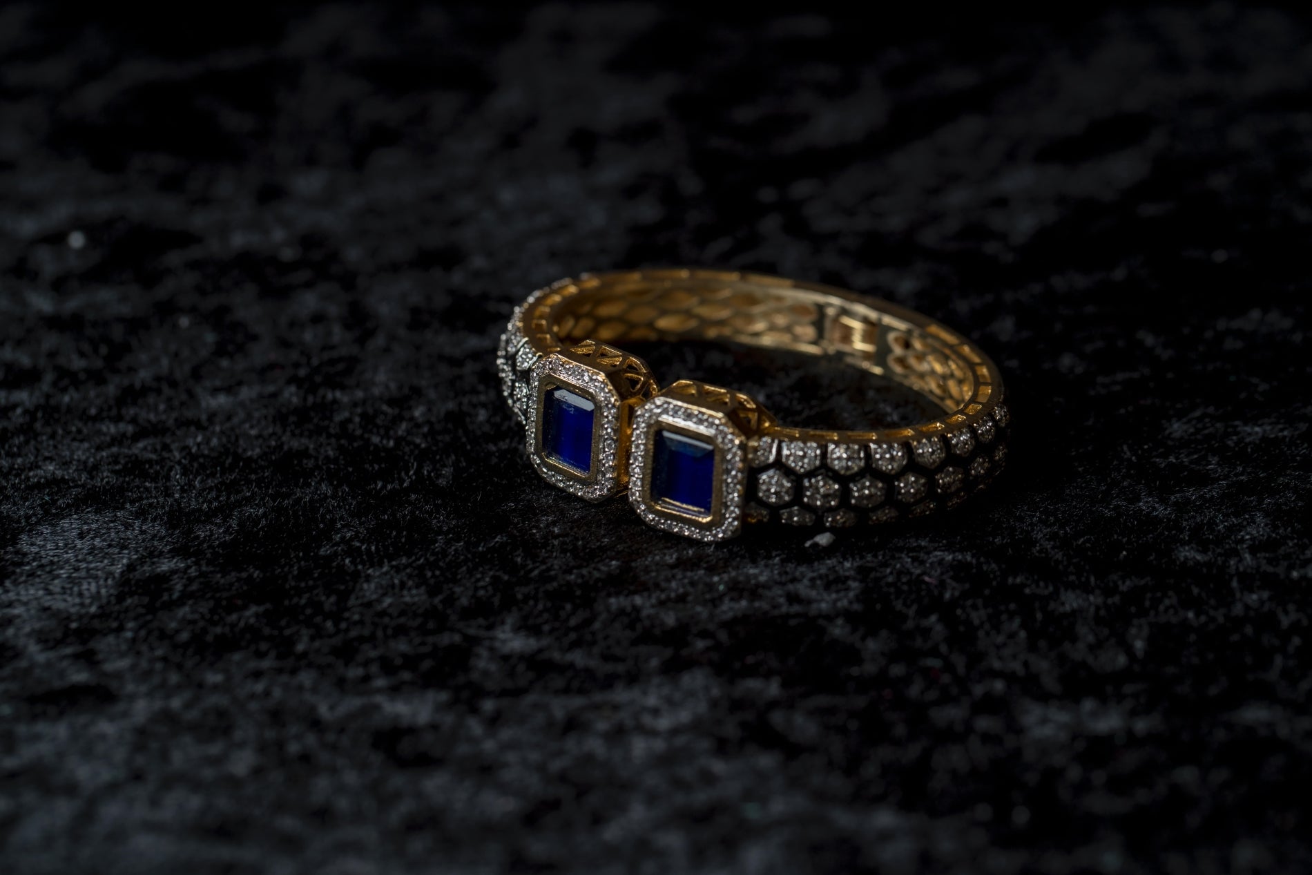 Women's Blue Cuff Bracelet