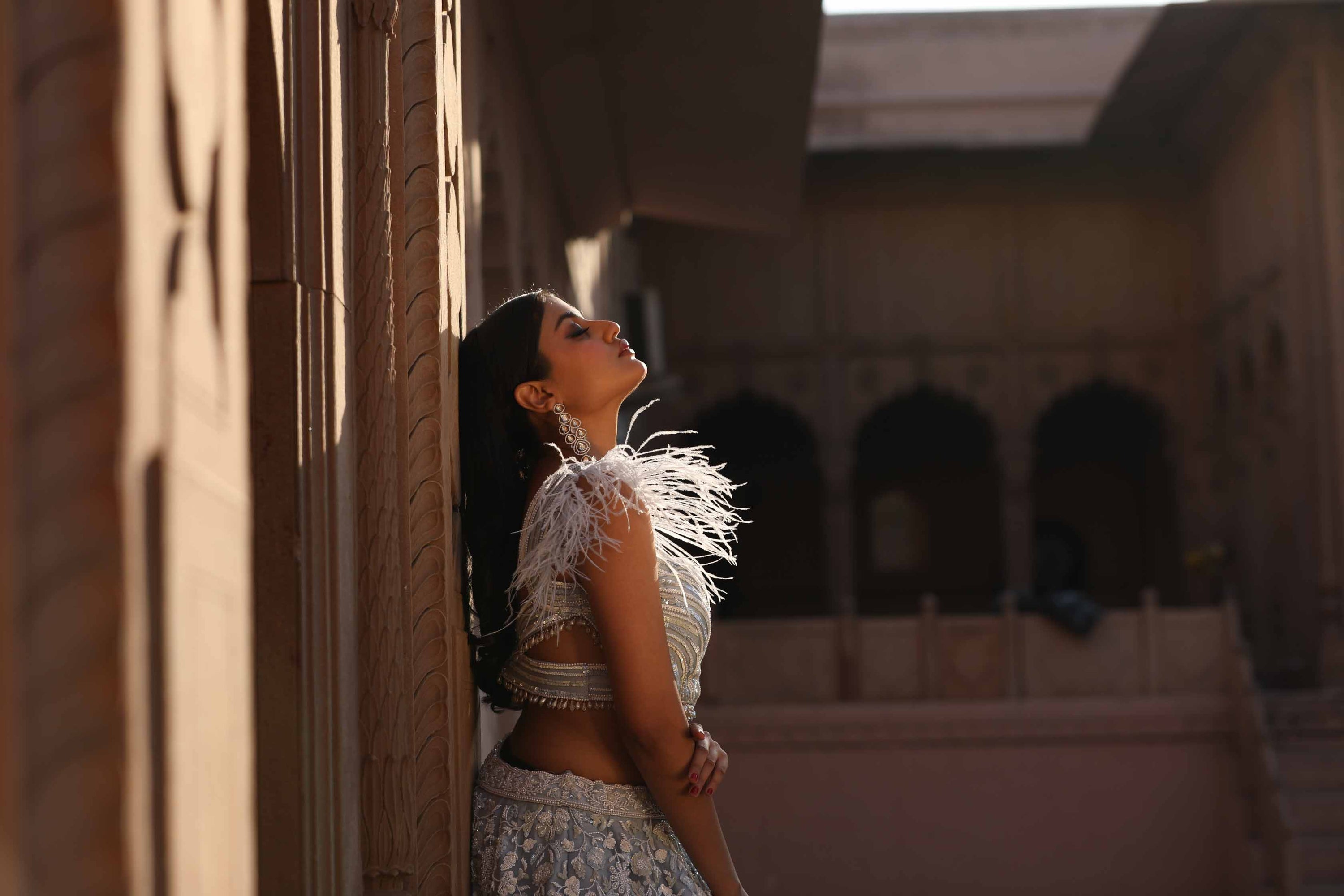 Aqua Haze Lehenga - Vaya