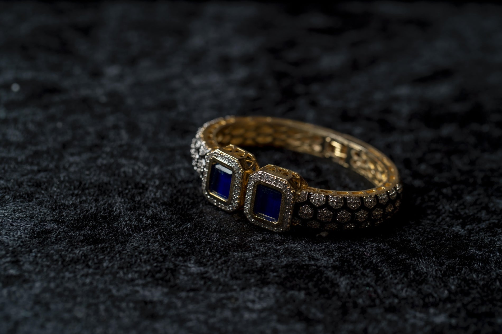 Women's Blue Cuff Bracelet