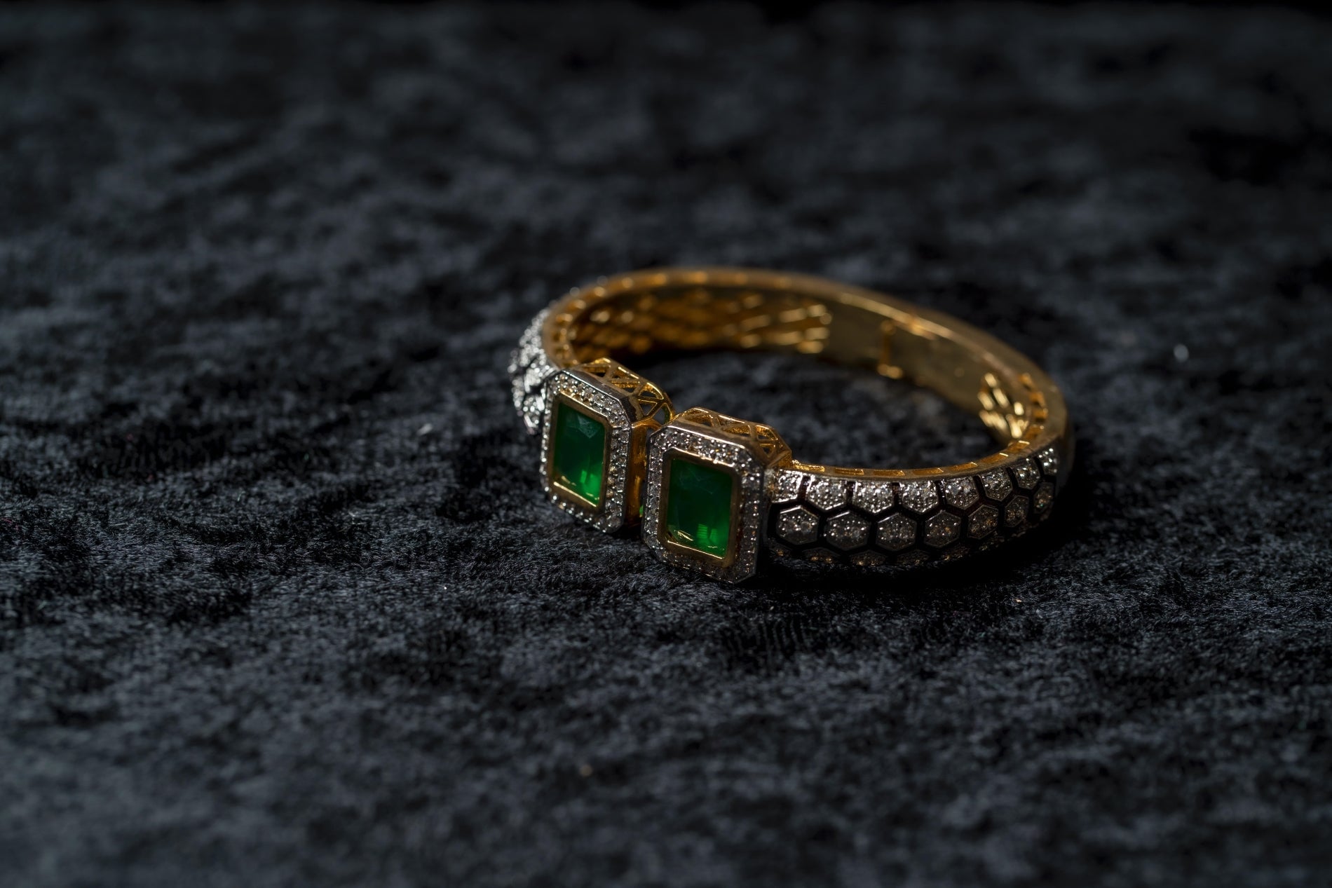 Green Cuff Bracelet Bangle