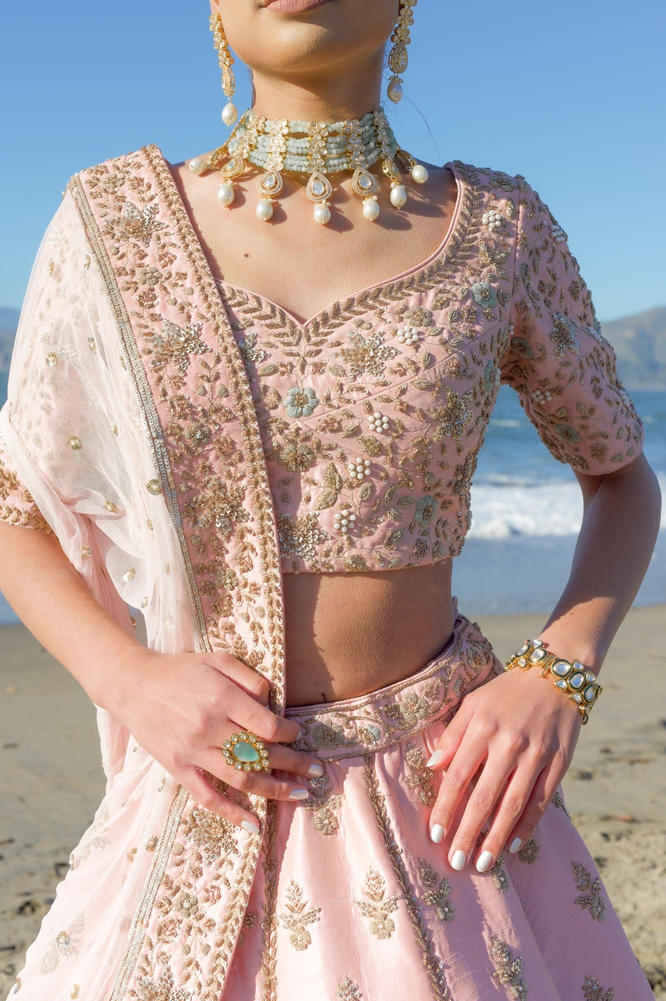 Koral Lehenga