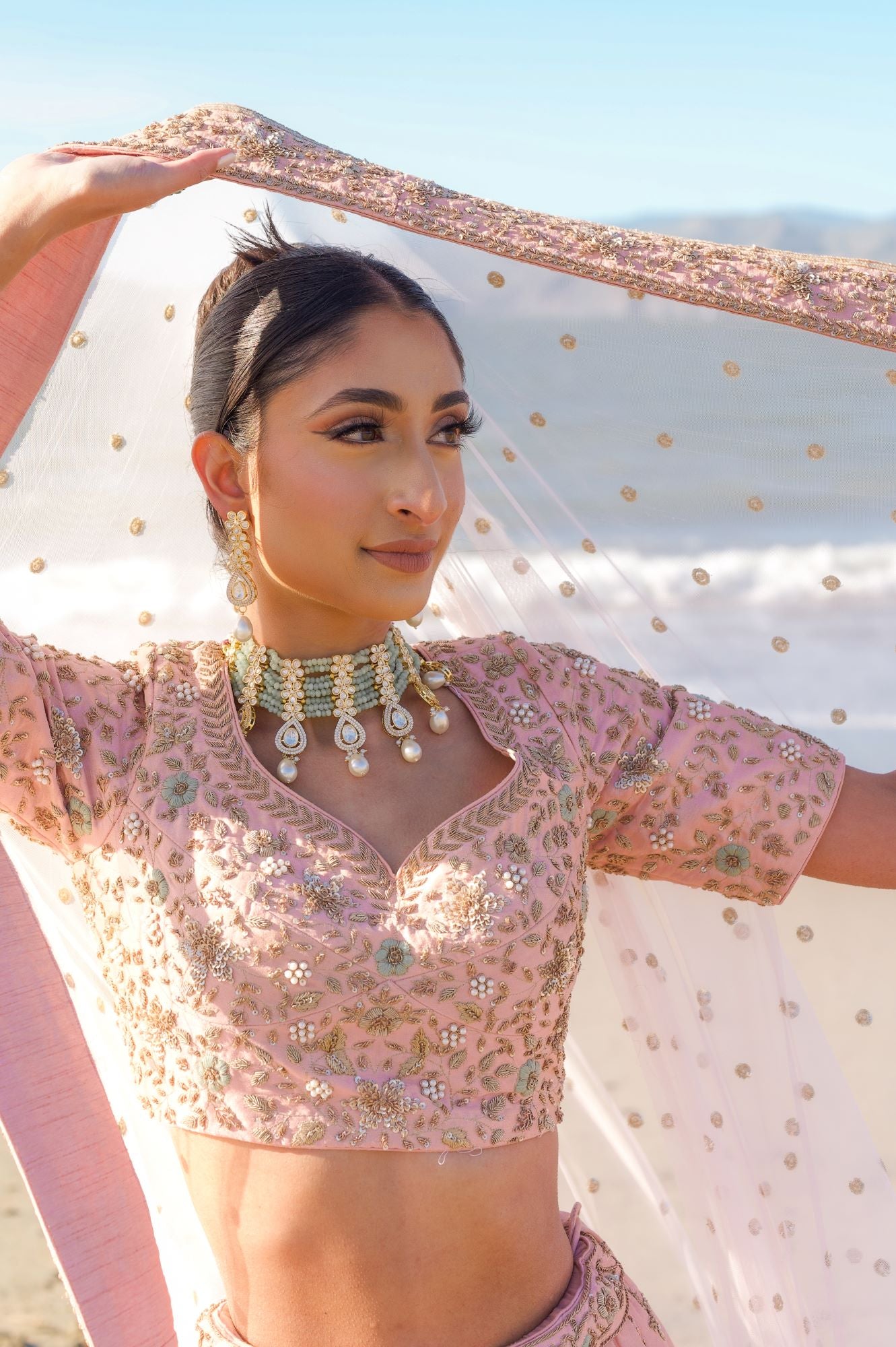 Koral Lehenga
