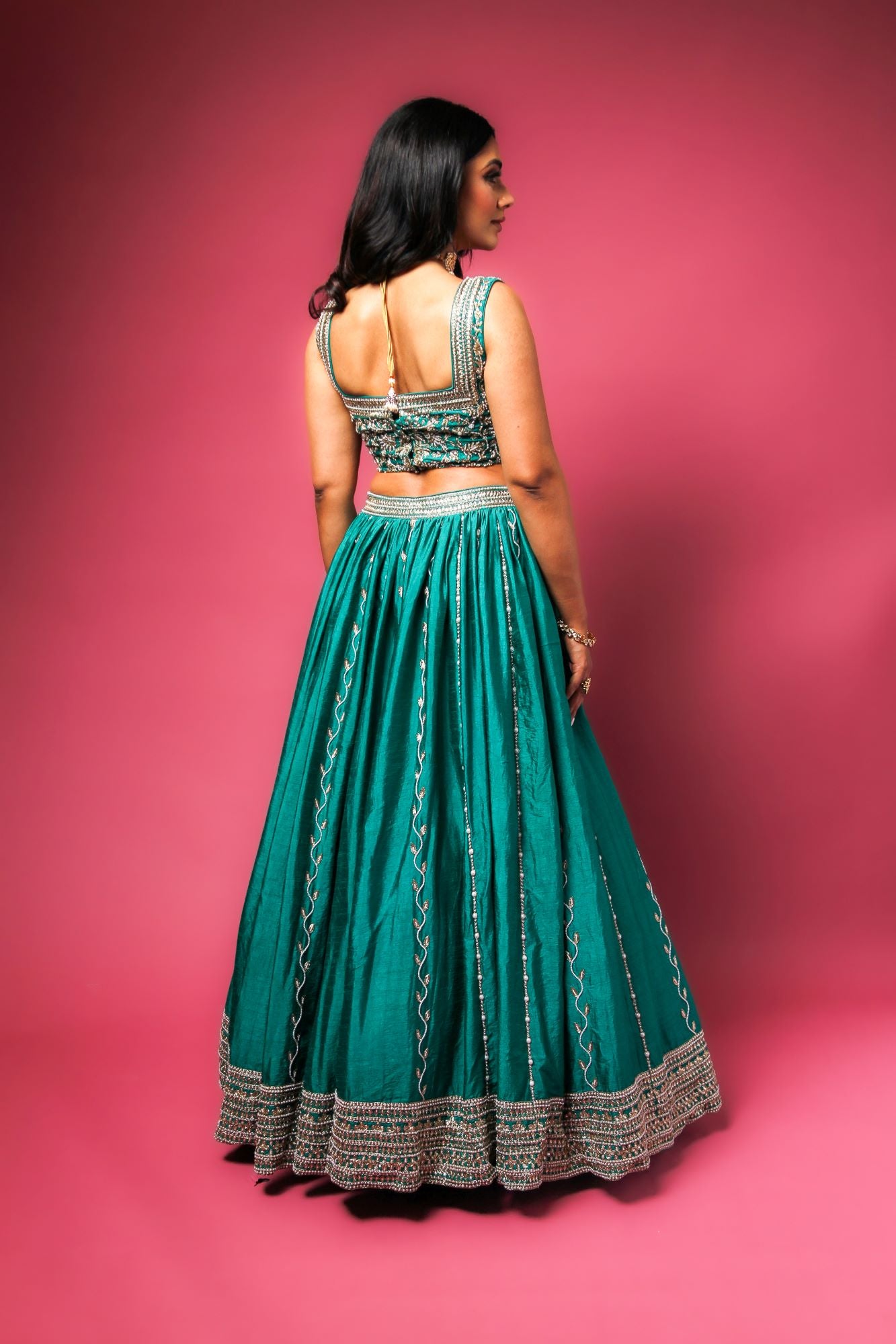 Deep Emerald Lehenga Choli
