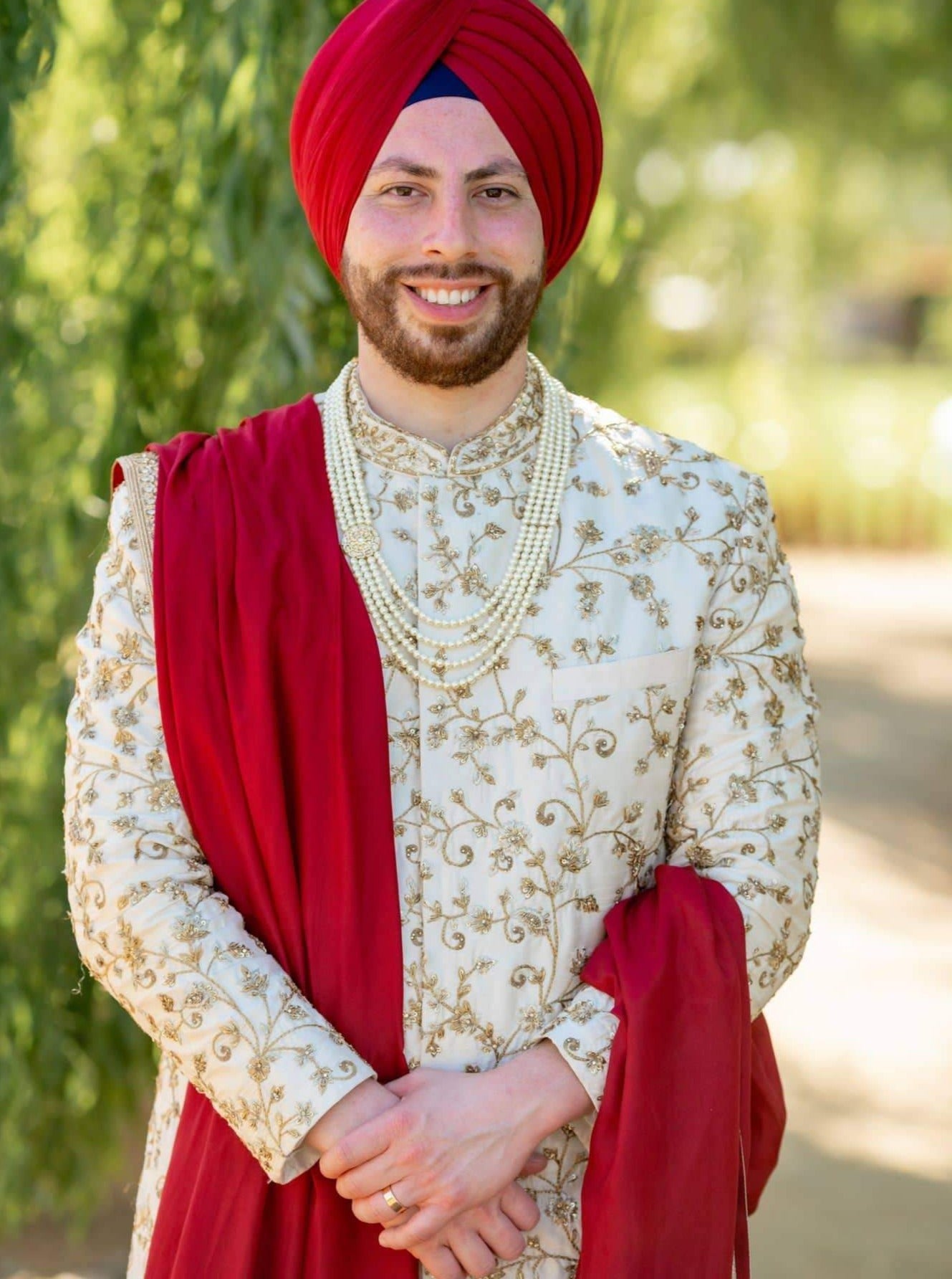 Sherwani with churidar for Groom: Wedding Dress for Men BAnu – B