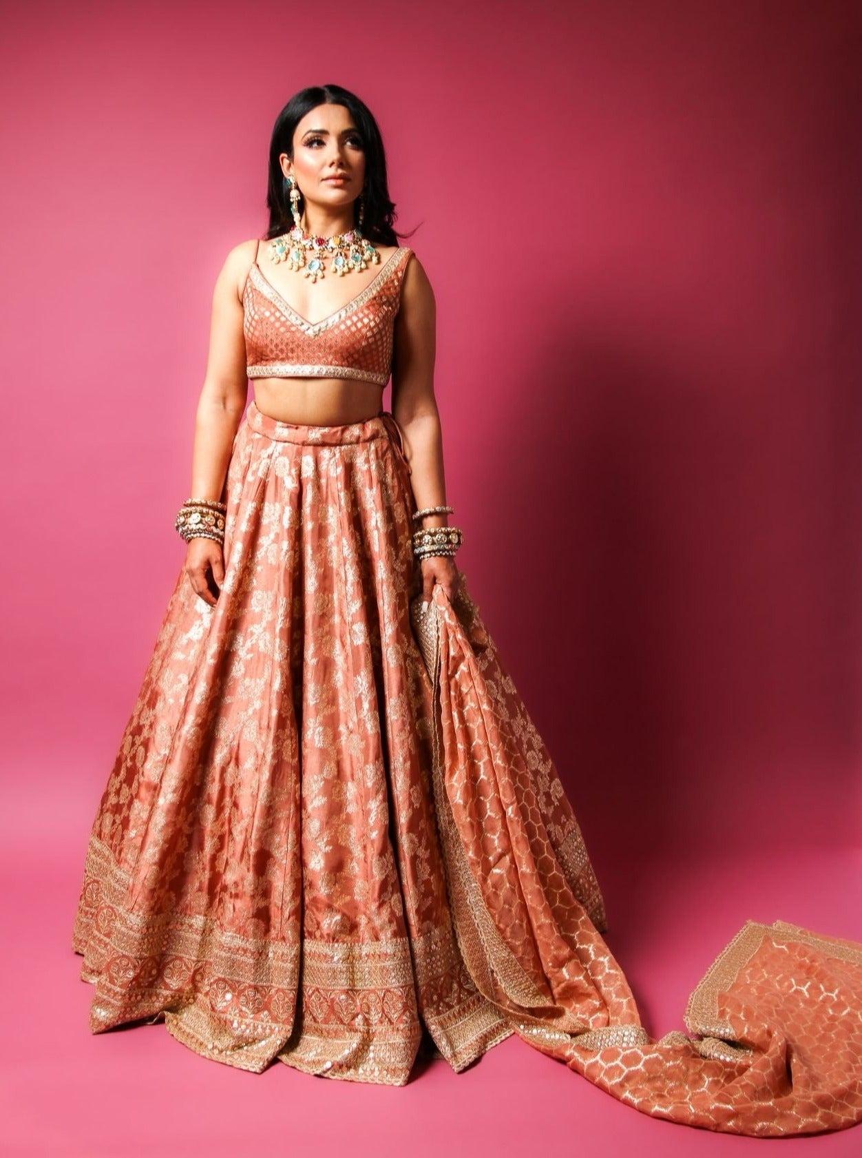 Rustic Radiance Lehenga