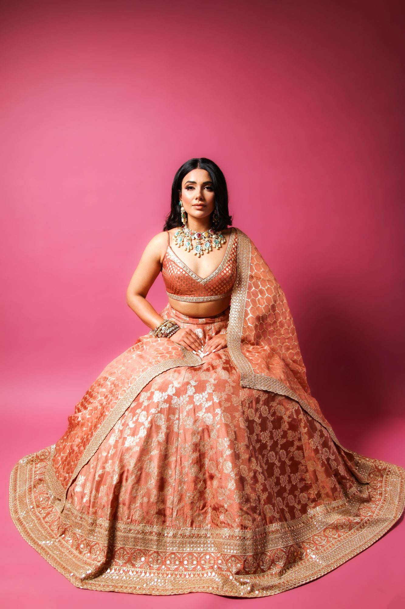 Rustic Radiance Lehenga