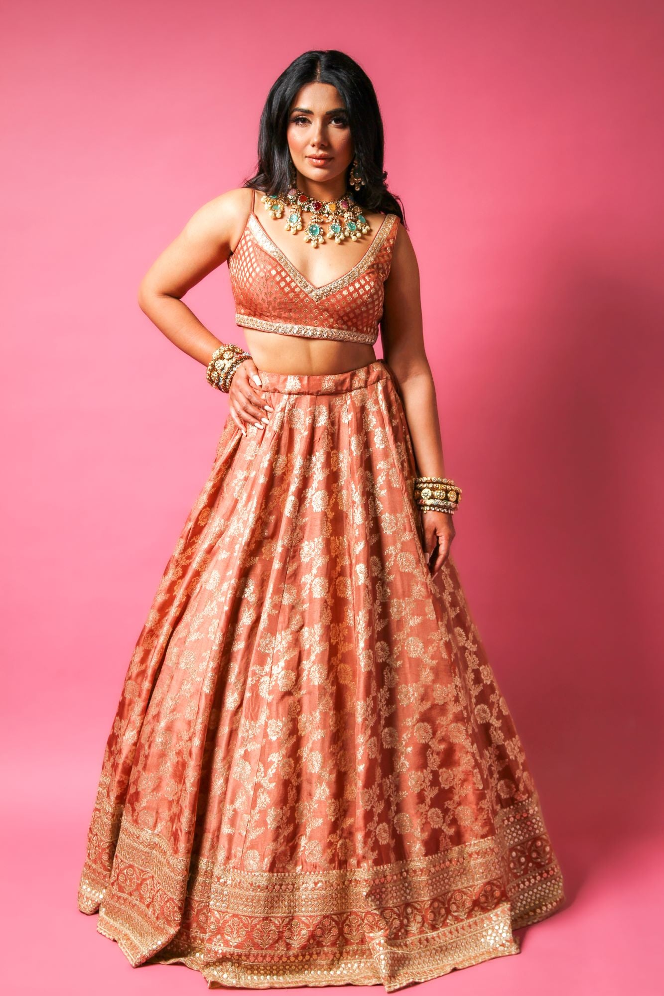 Rustic Radiance Lehenga