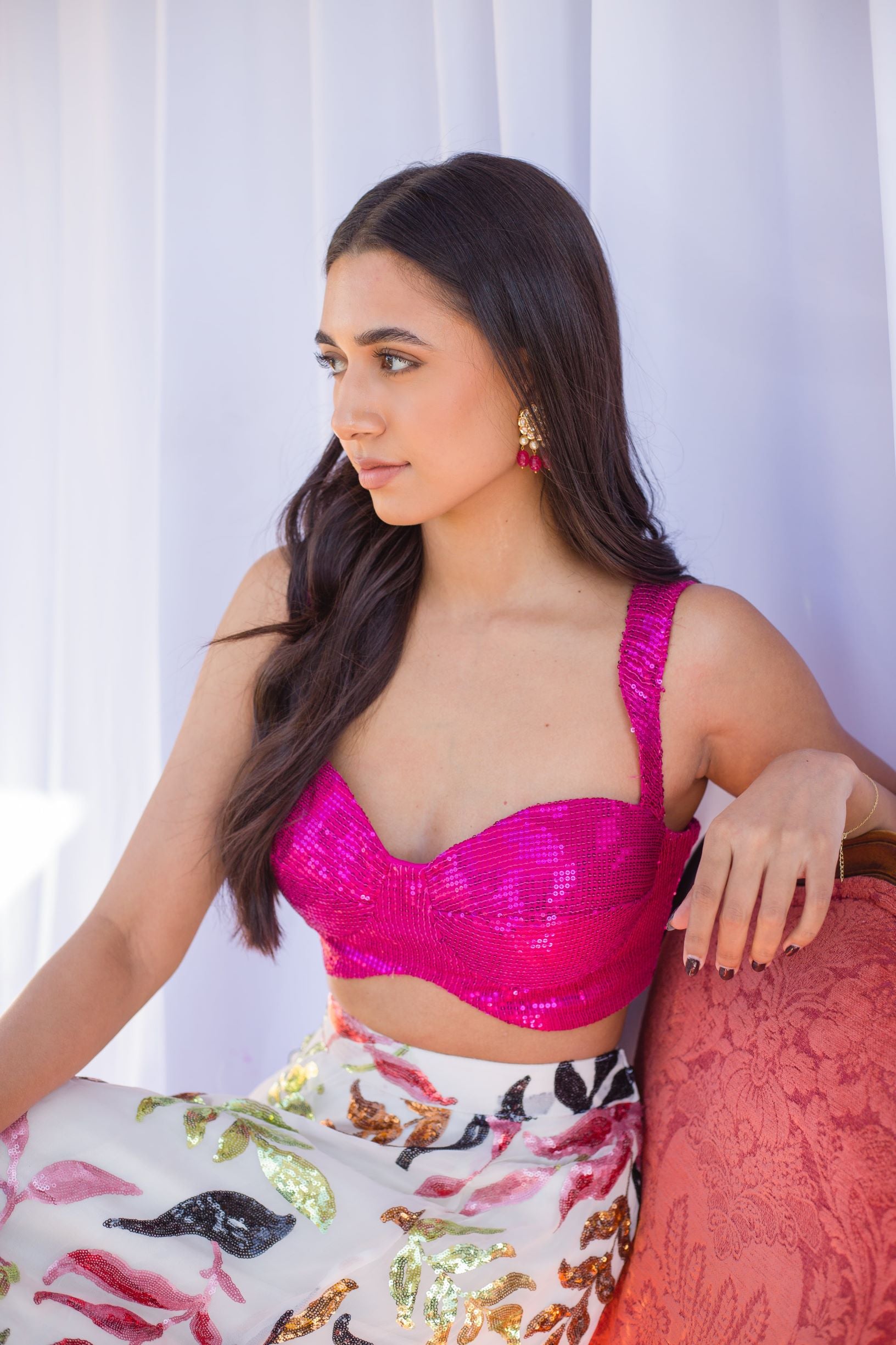 corset lehenga