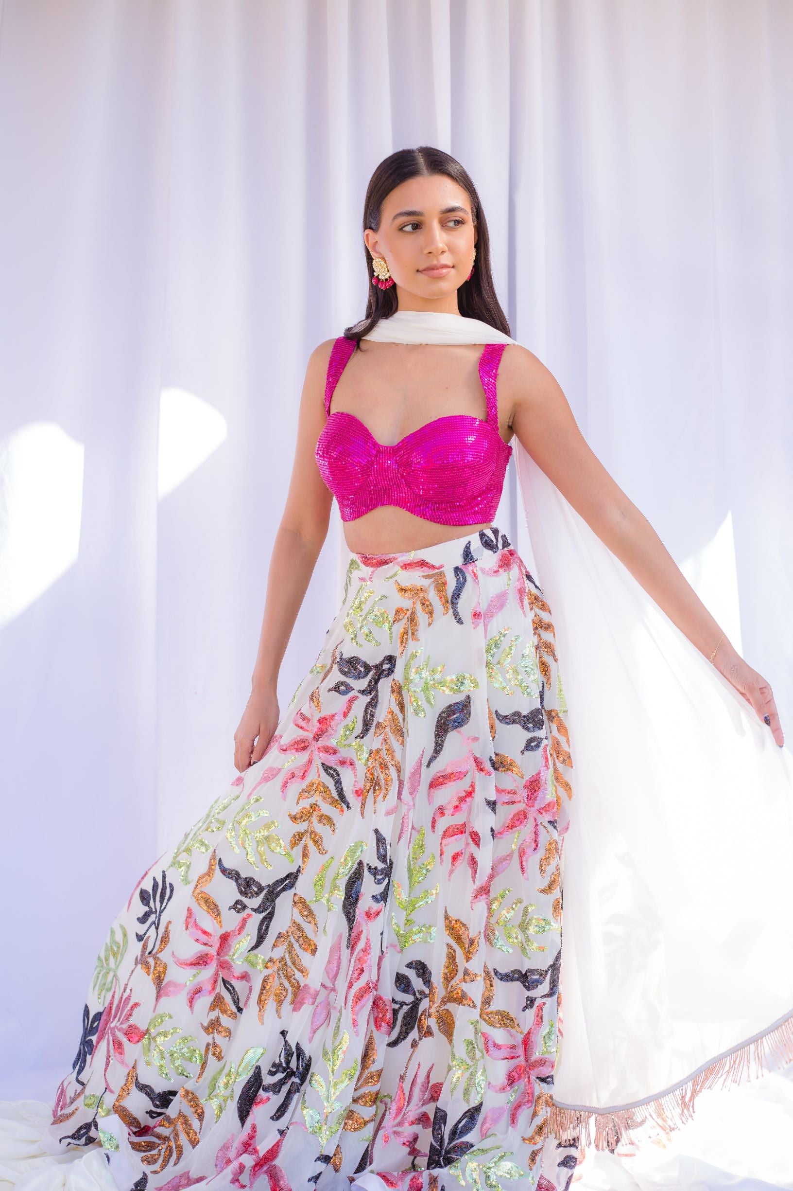 corset lehenga