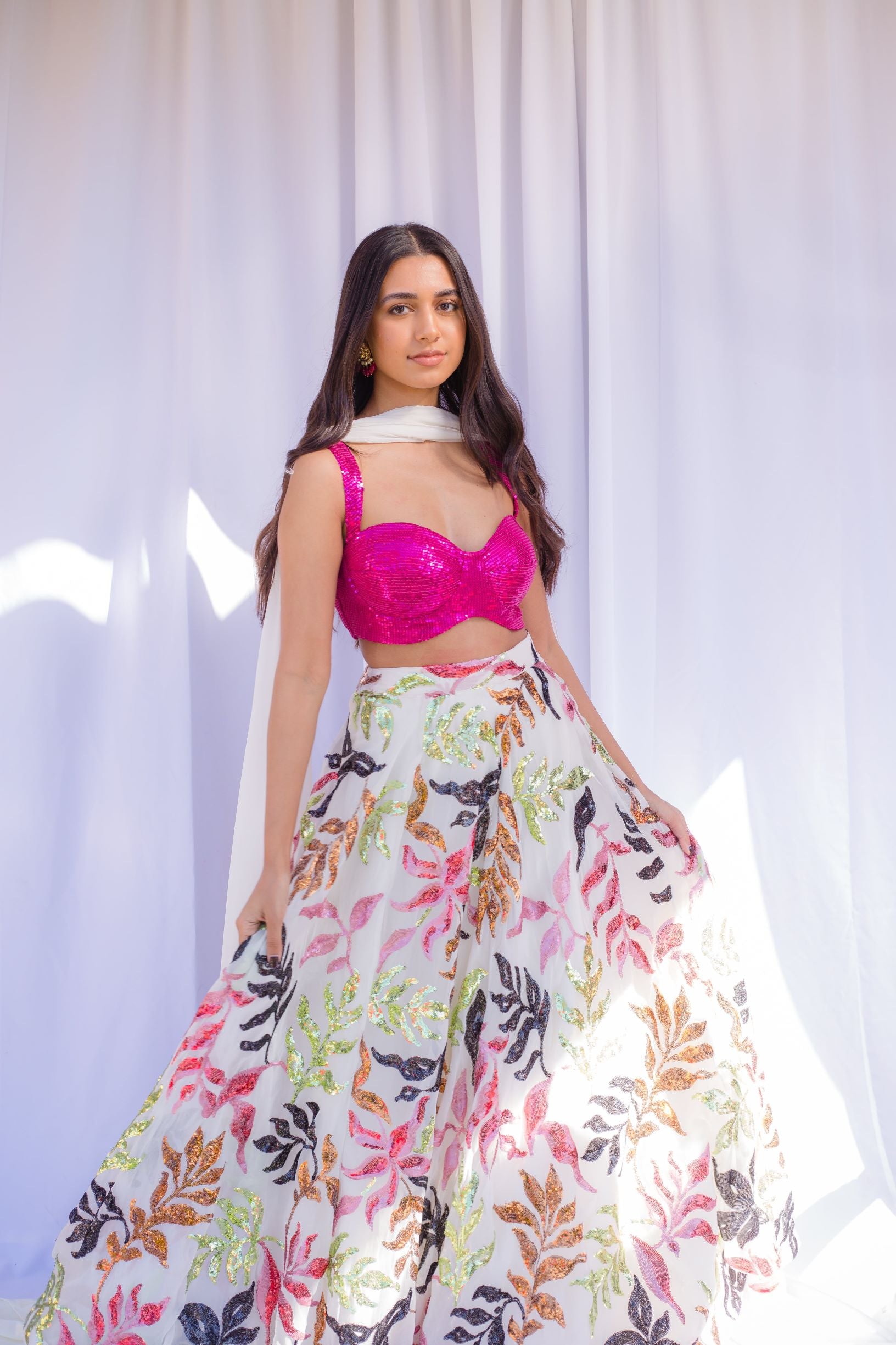 corset lehenga