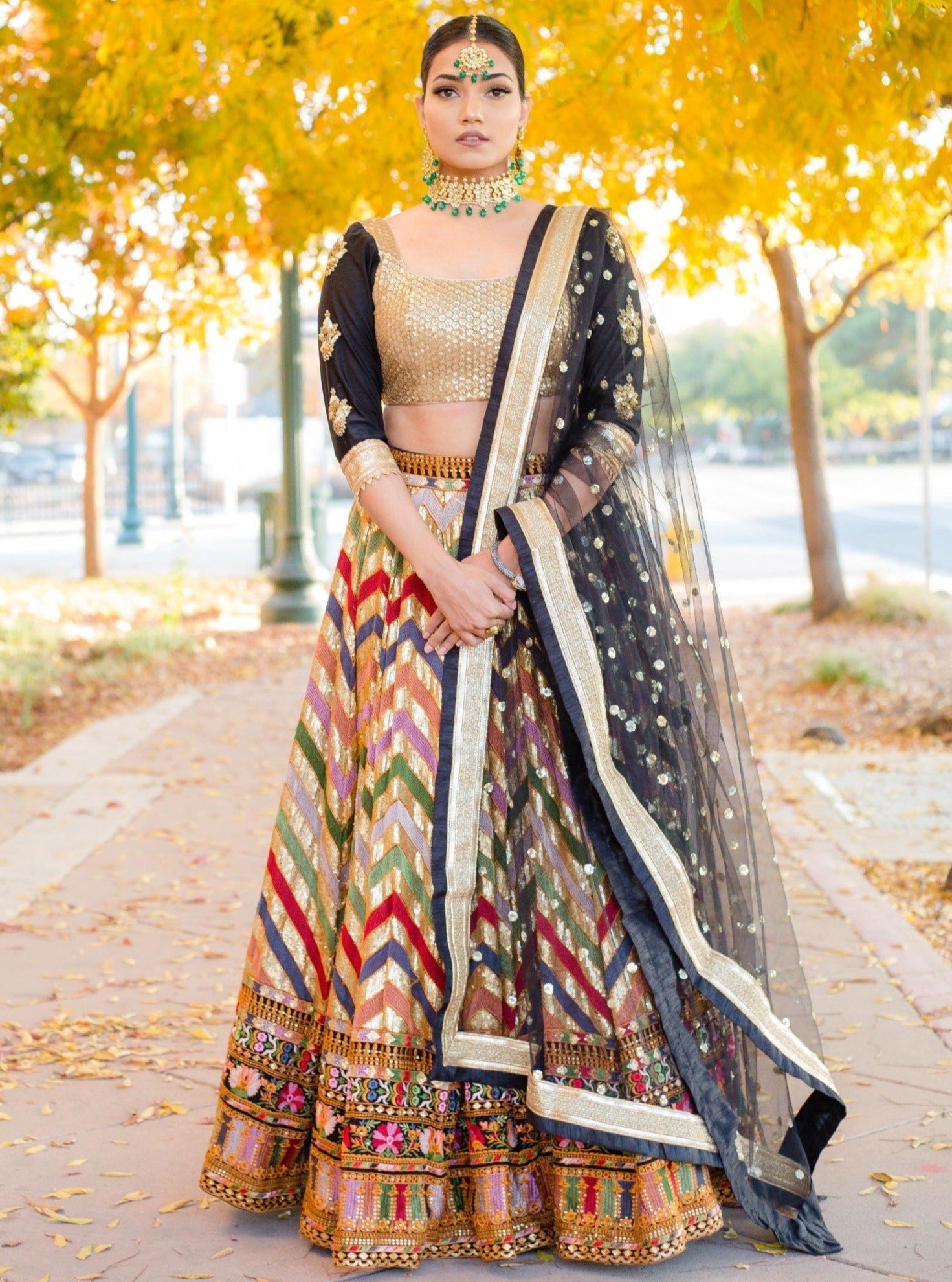 Rangreli Lehnga