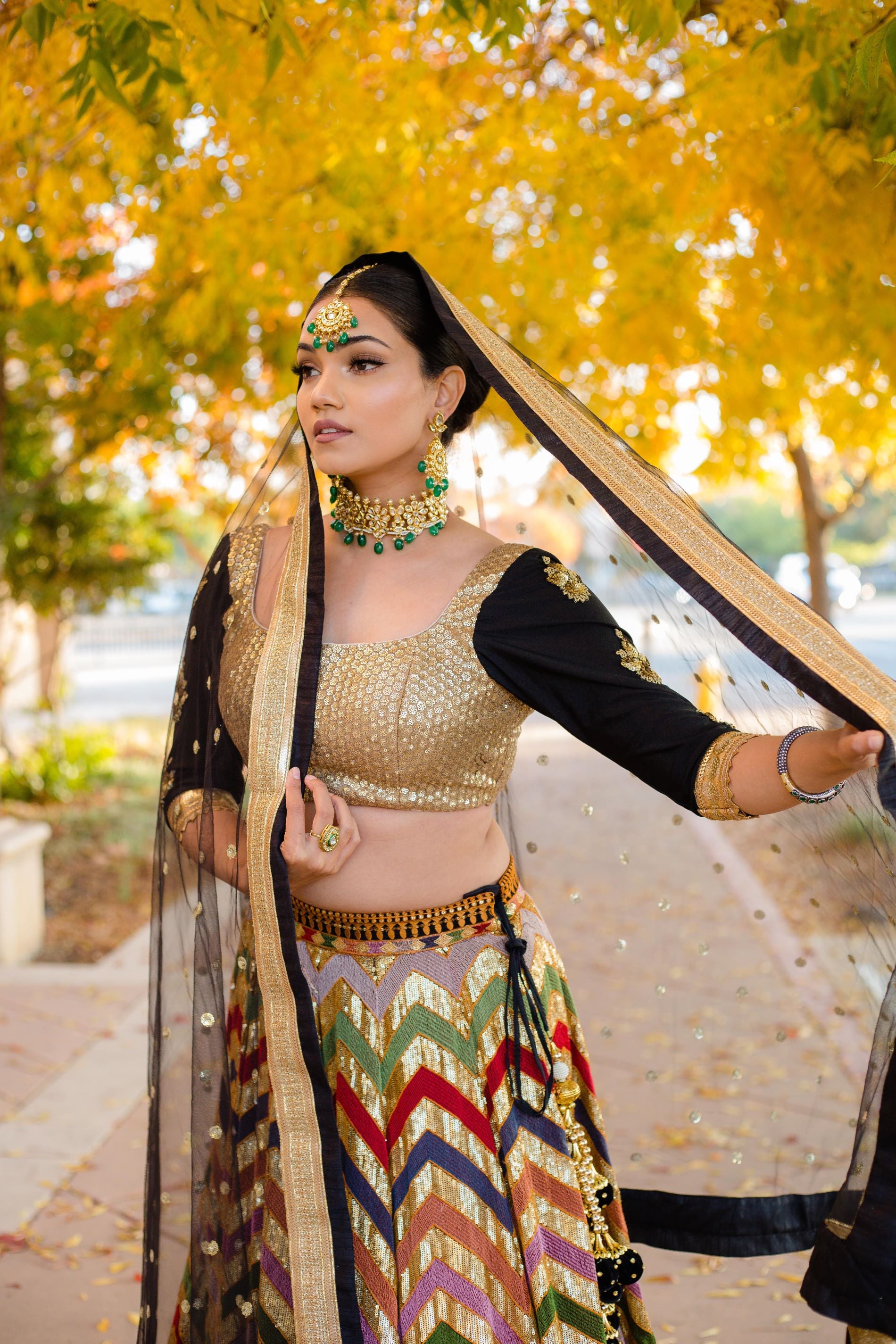 Rangreli Lehnga