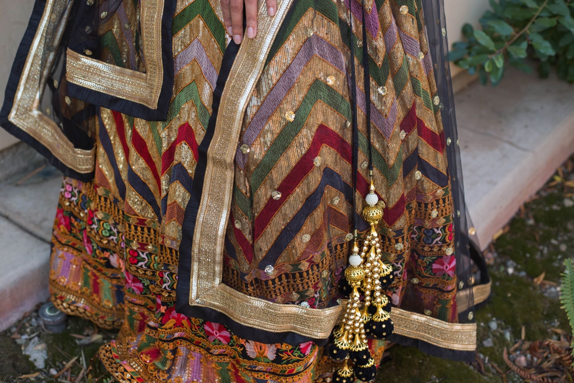Rangreli Lehnga