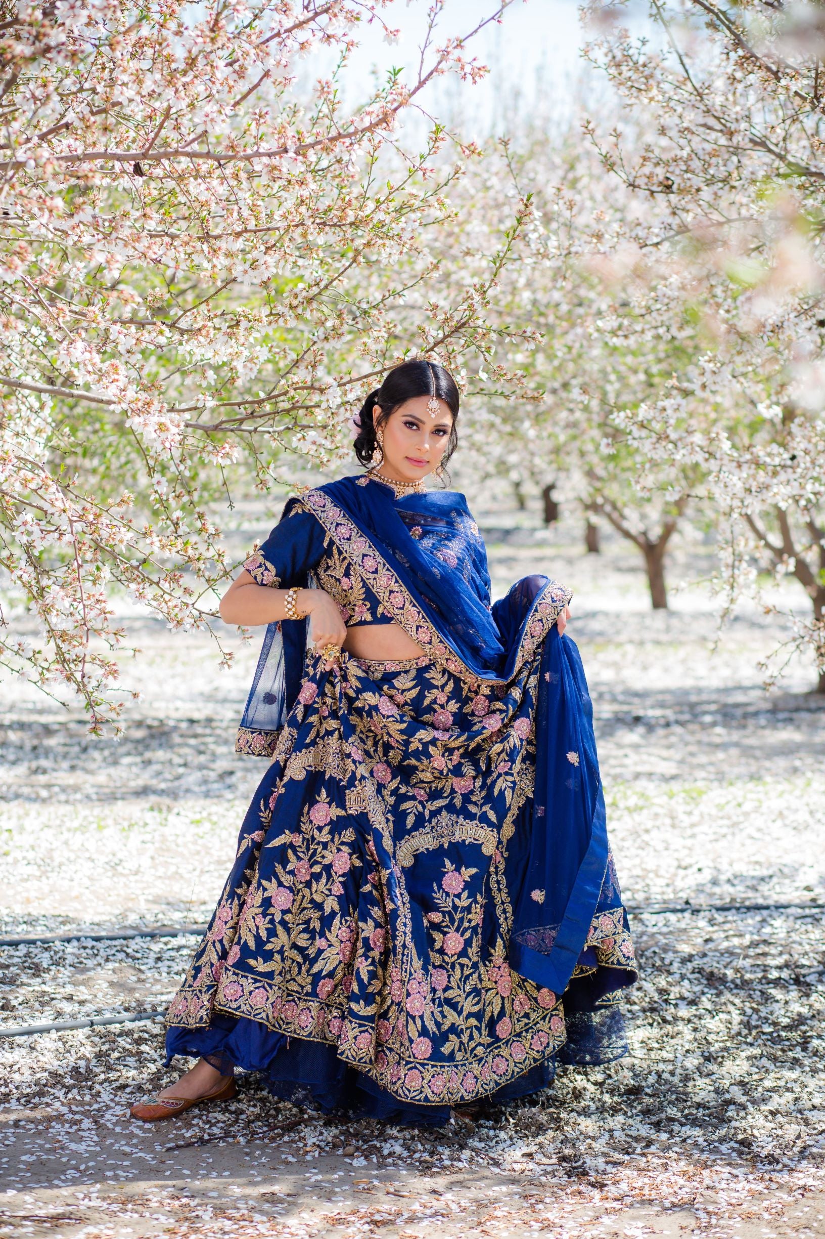 Mavi Lehenga