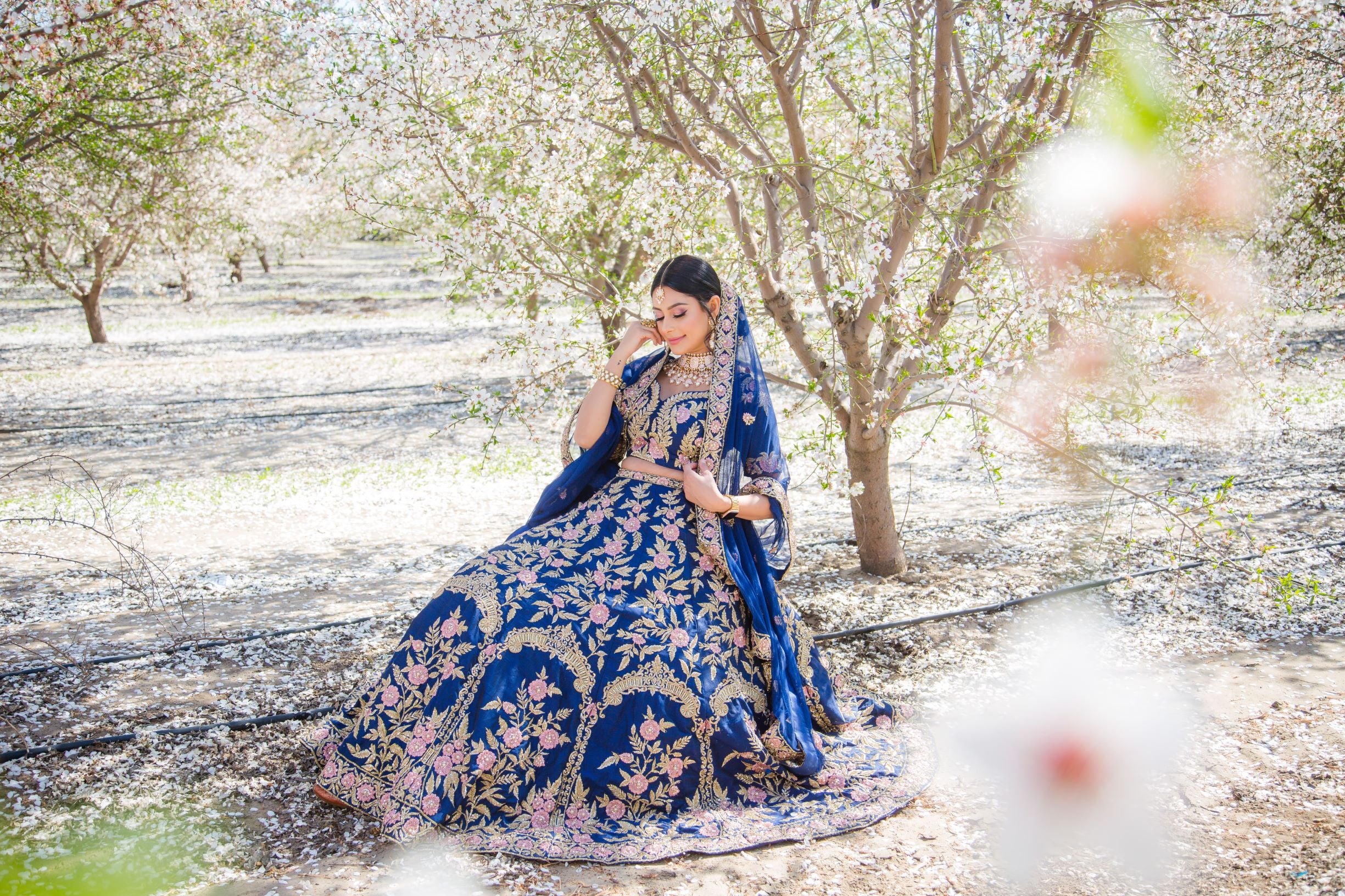 Mavi Lehenga