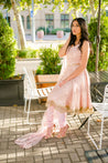 Pastel Pink Short Anarkali Dress