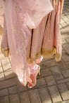Pastel Pink Short Anarkali Dress