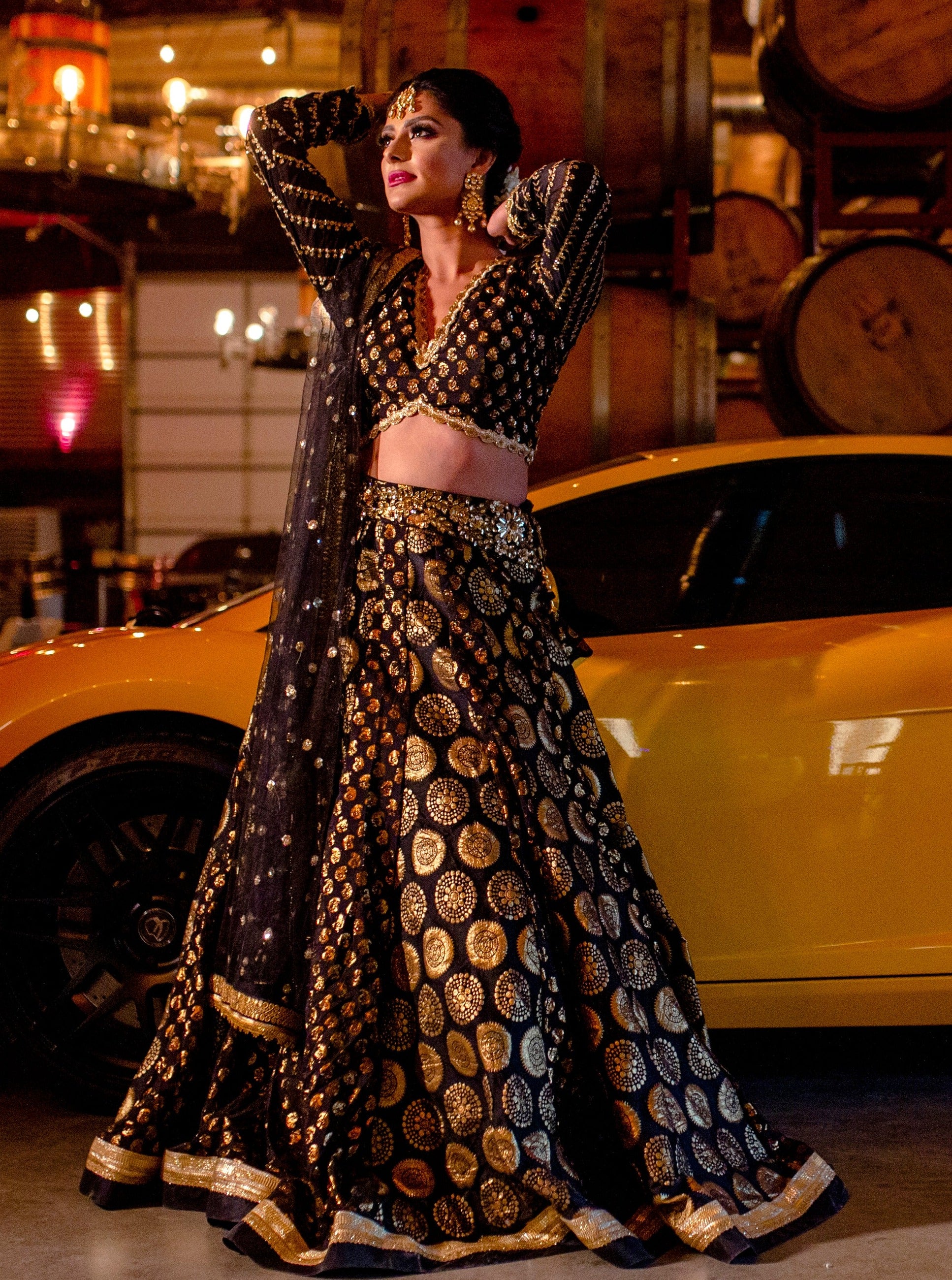 Tamana Bridal Lehenga - Indian Bridal Wear - bAnuDesigns