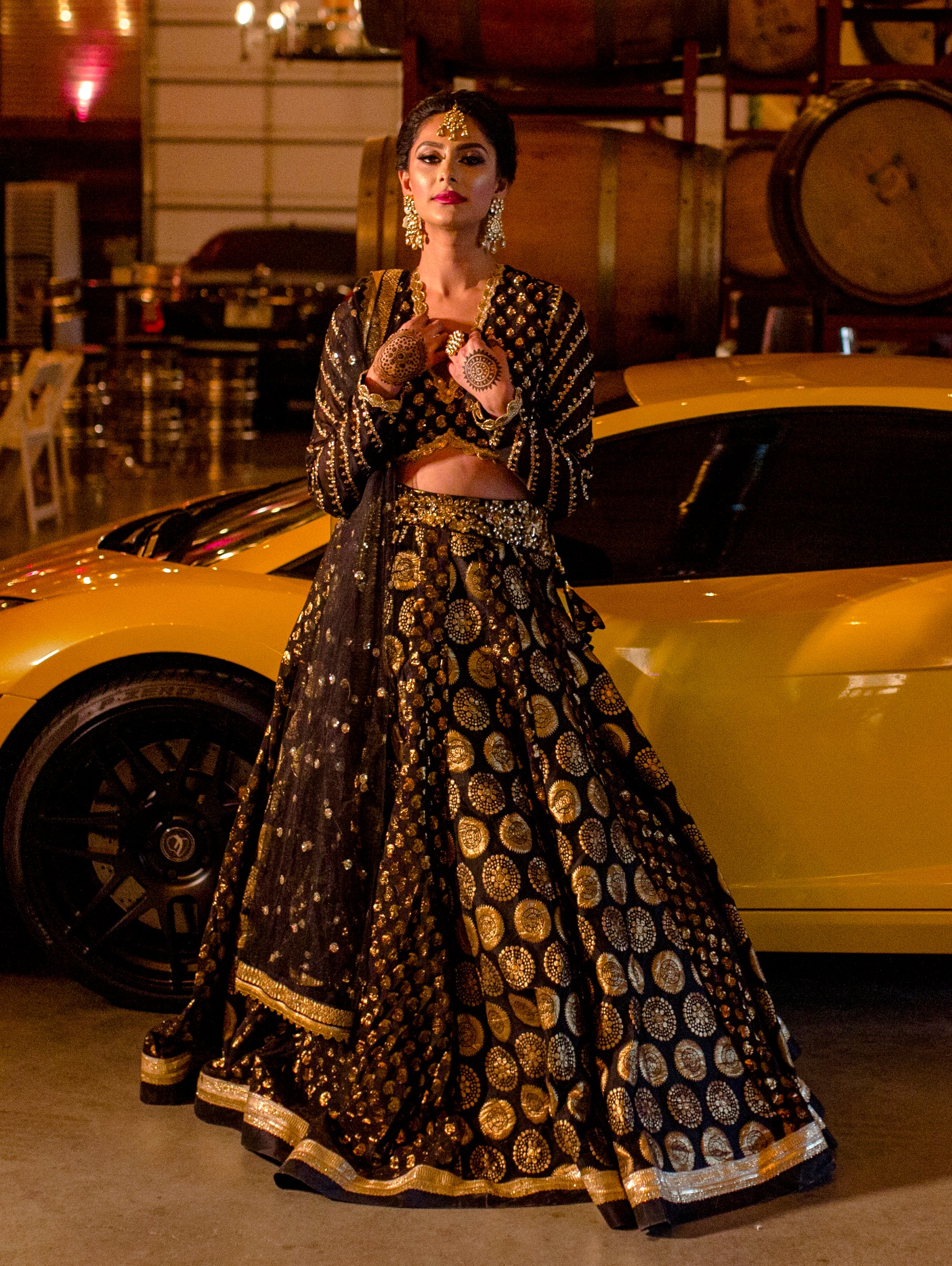 Tamana Bridal Lehenga - Indian Bridal Wear - bAnuDesigns