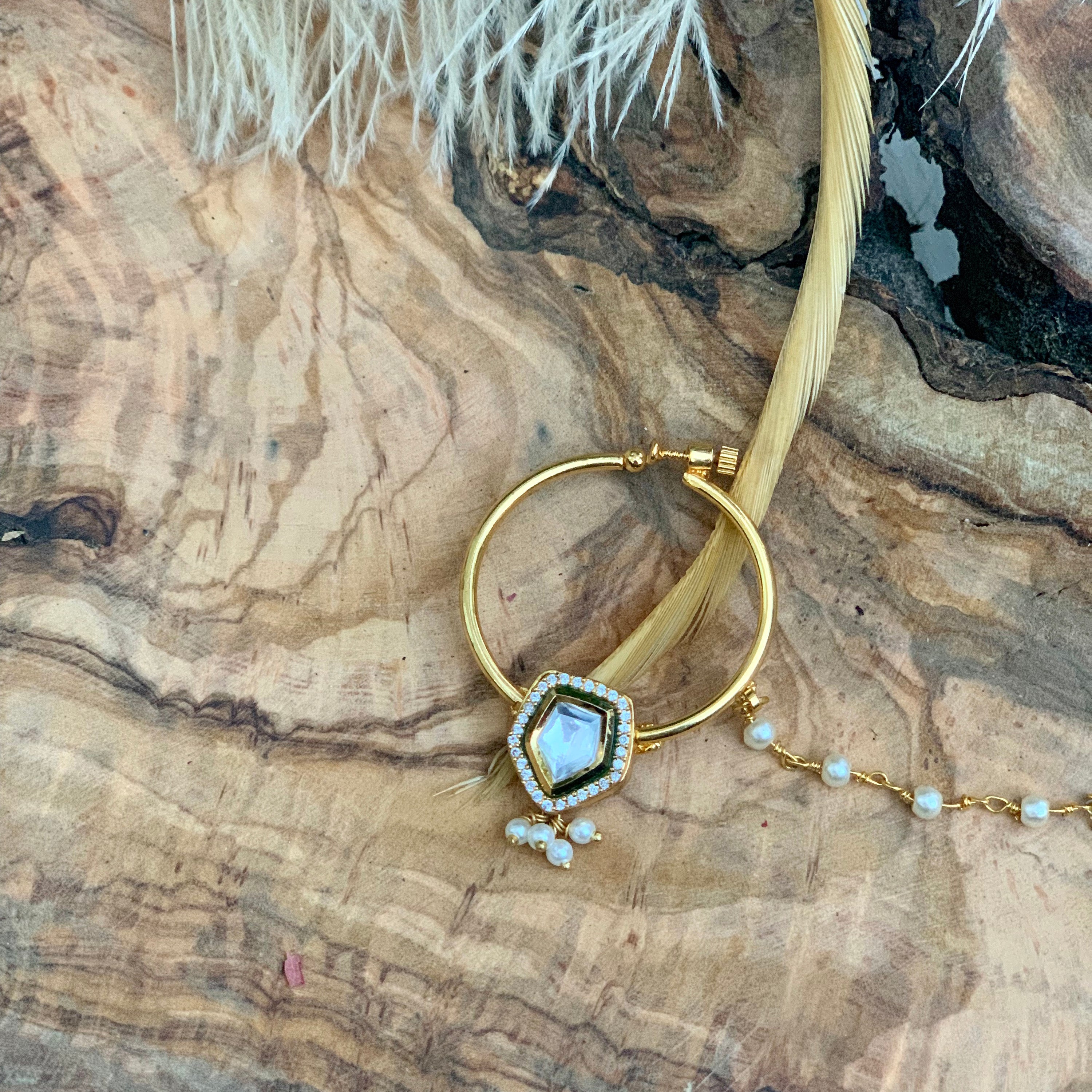 Bushra Nose Ring - bAnuDesigns