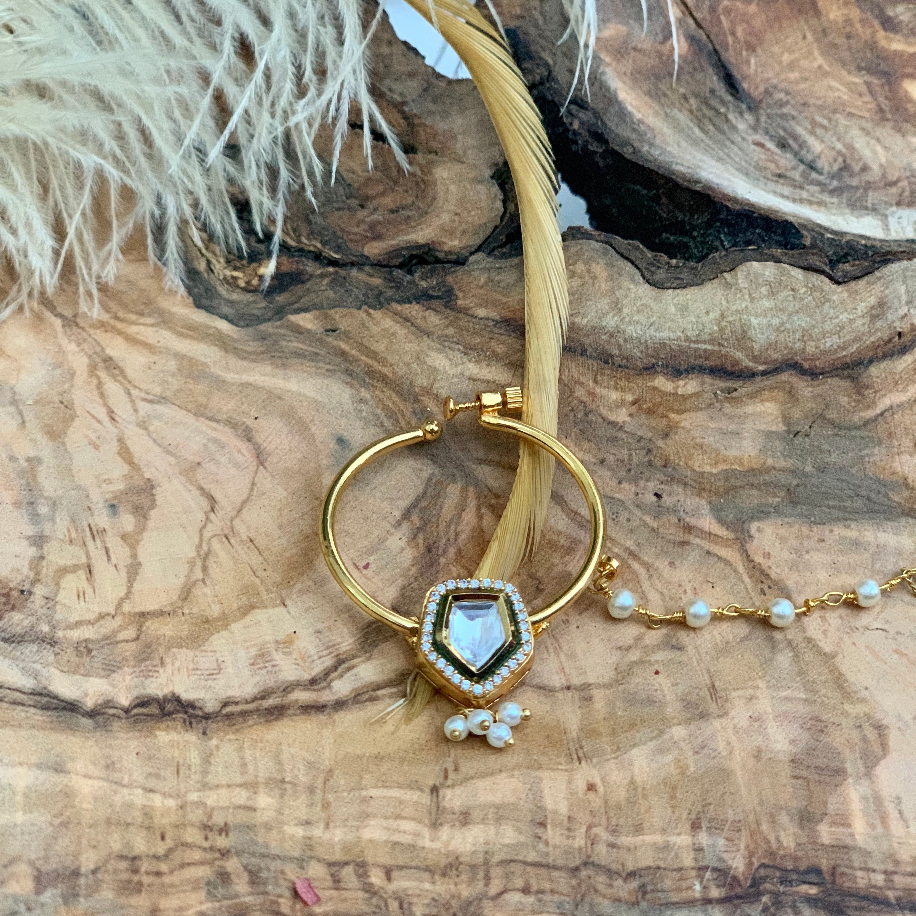 Bushra Nose Ring - bAnuDesigns