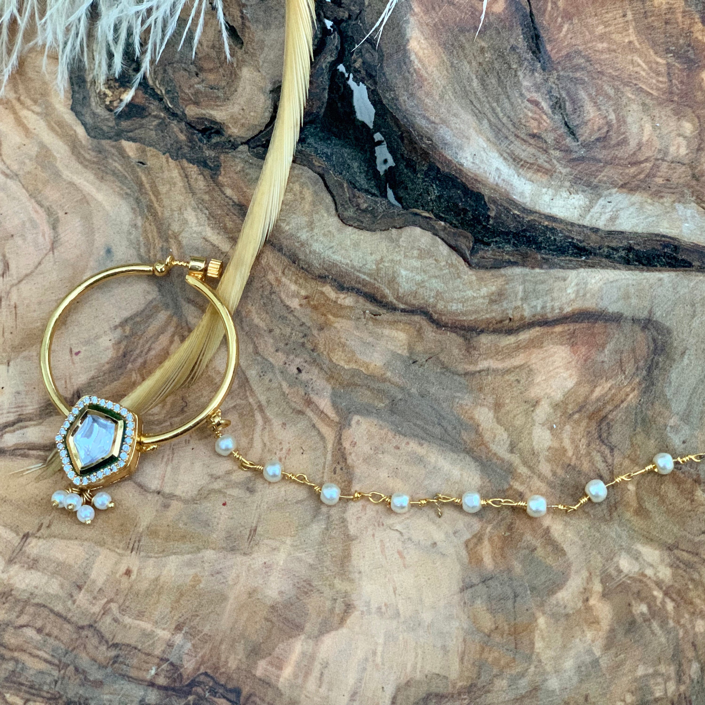 Bushra Nose Ring - bAnuDesigns