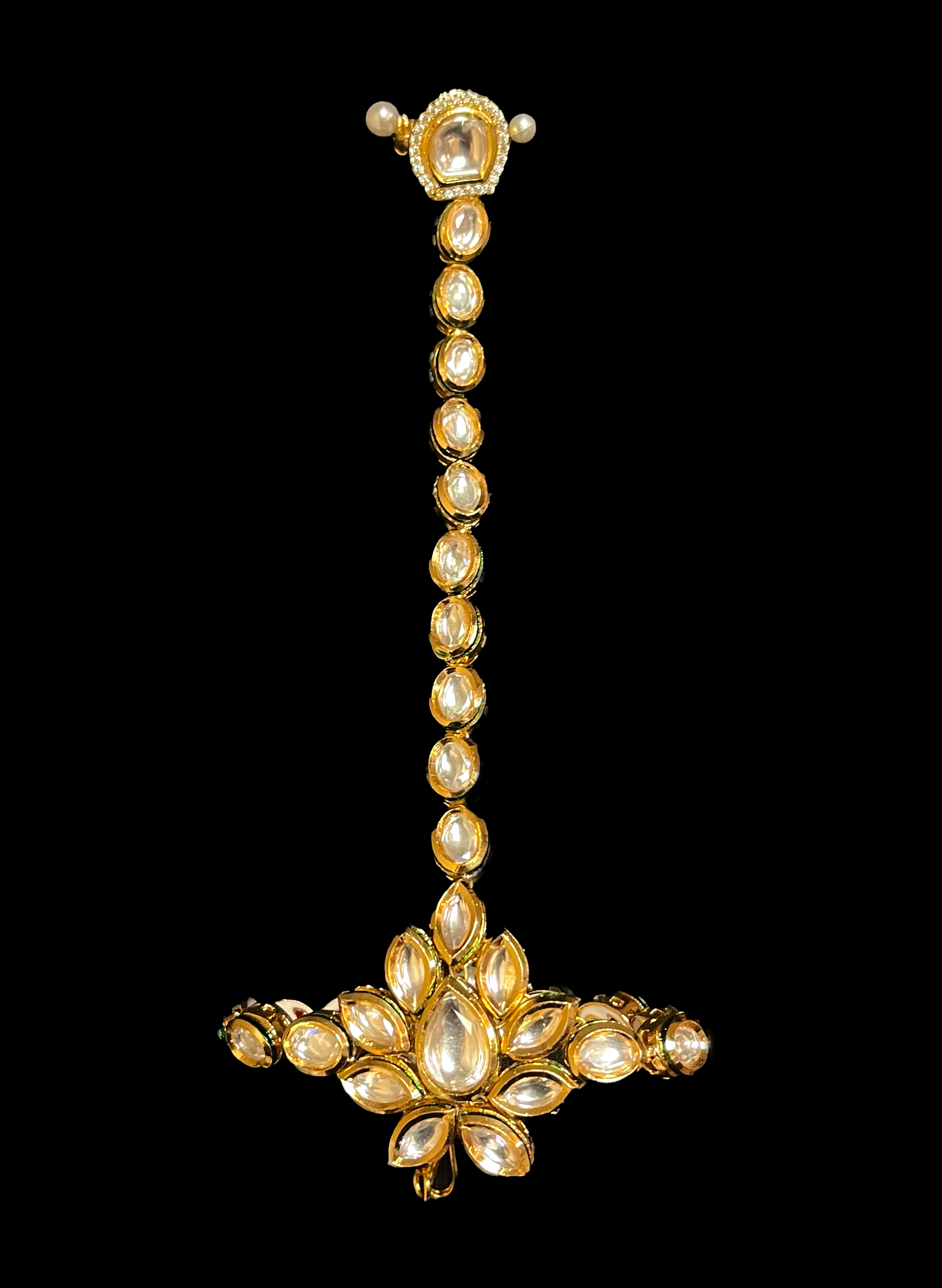 Ring bracelet Kundan modern Indian jewelry for brides
