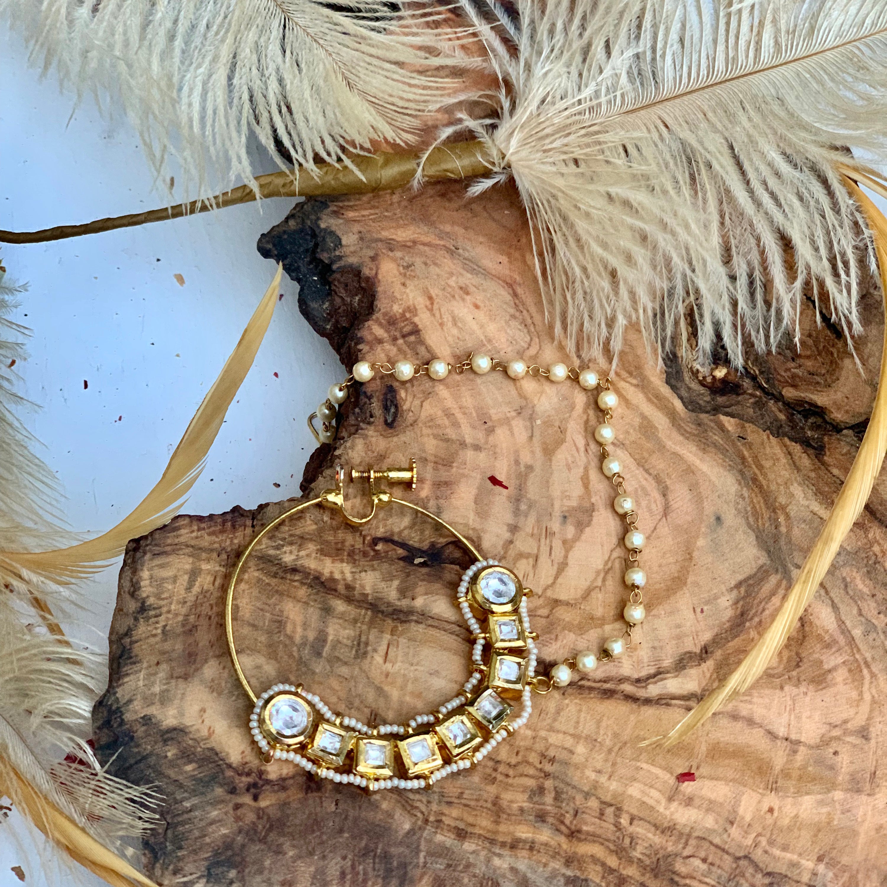 Iman Nose Ring - bAnuDesigns