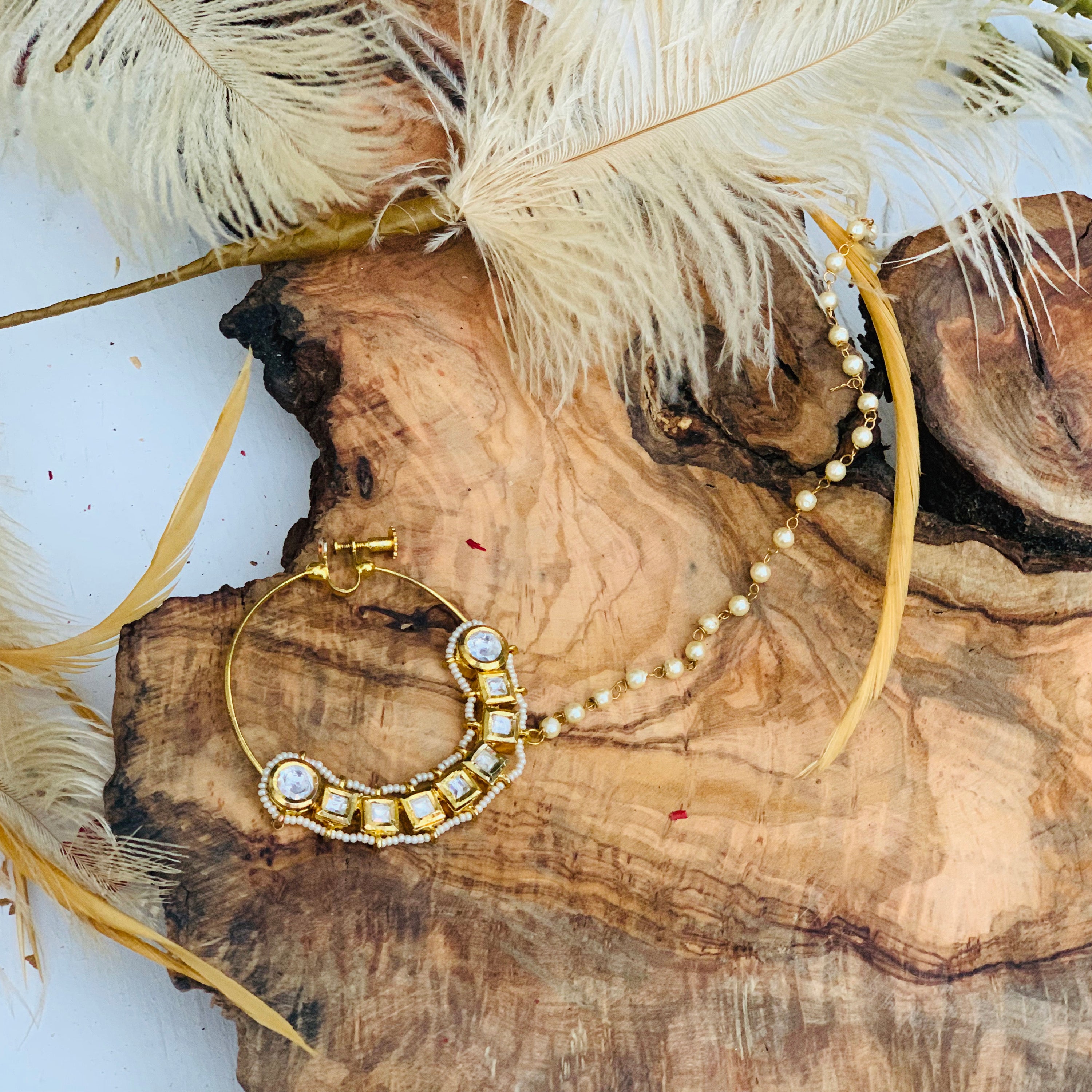 Iman Nose Ring - bAnuDesigns