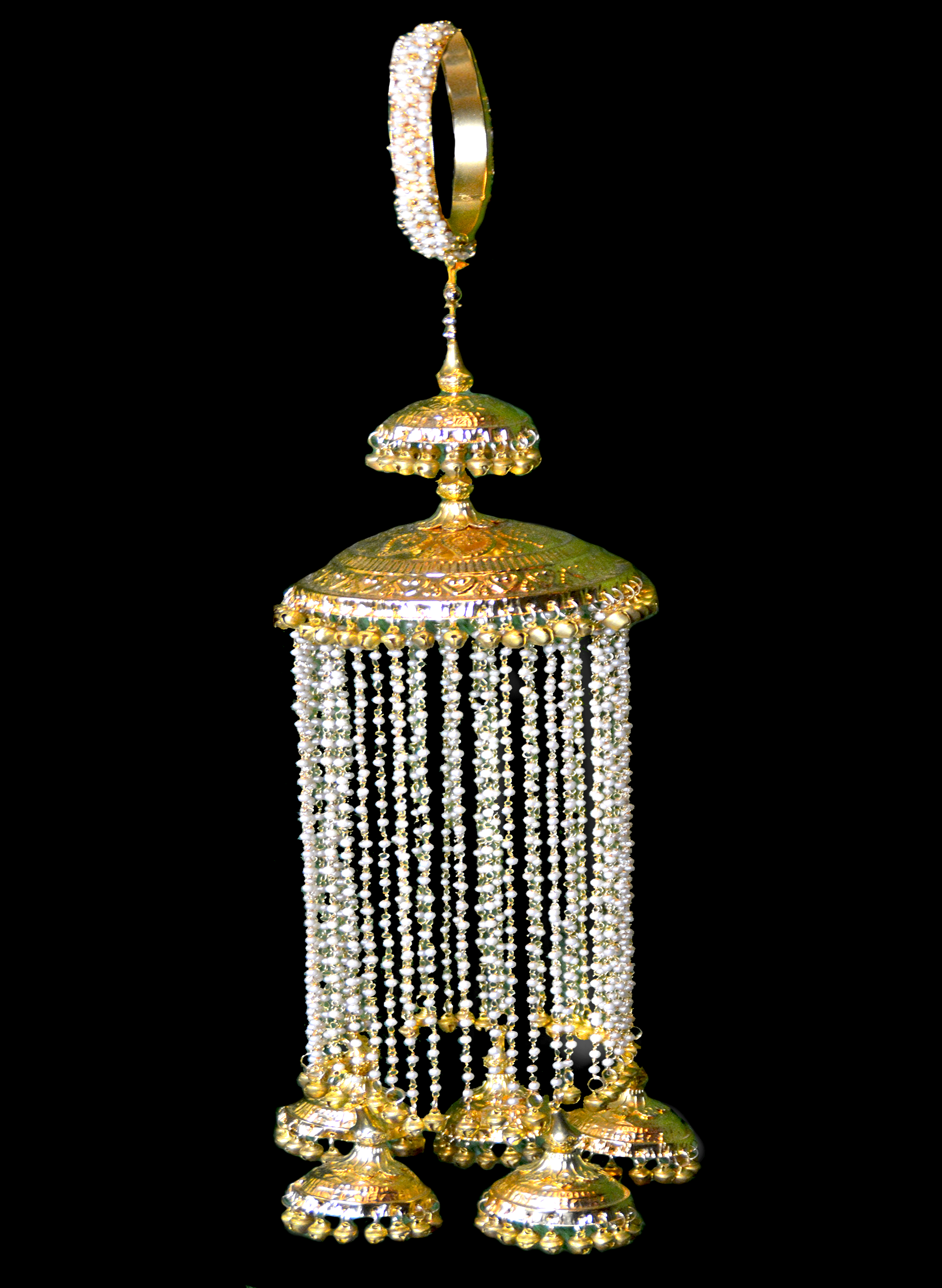 Pearl Kaleera for brides with Butta drops