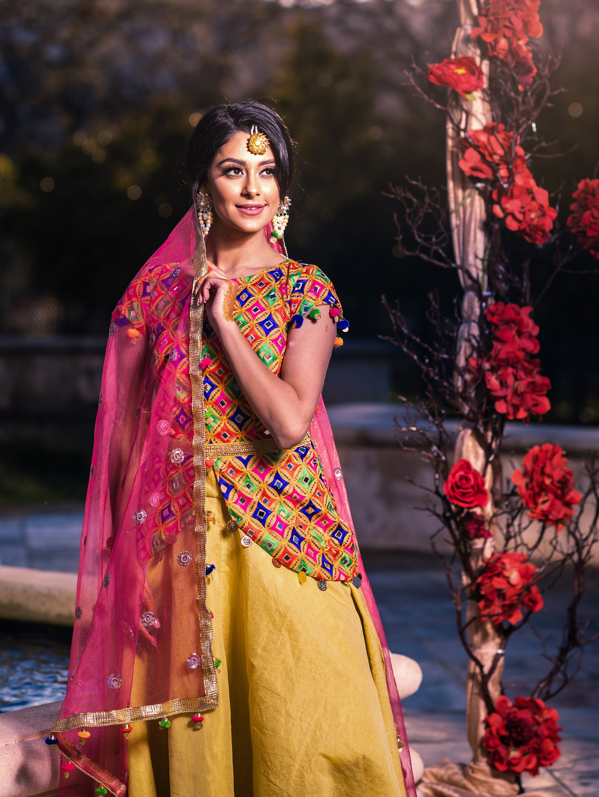 Phulkari  Lengha - bAnuDesigns