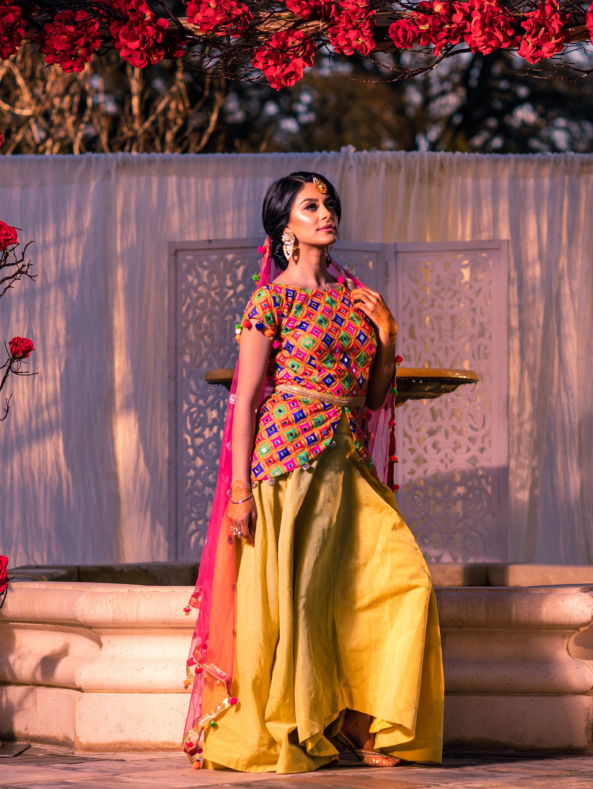 Phulkari  Lengha - bAnuDesigns