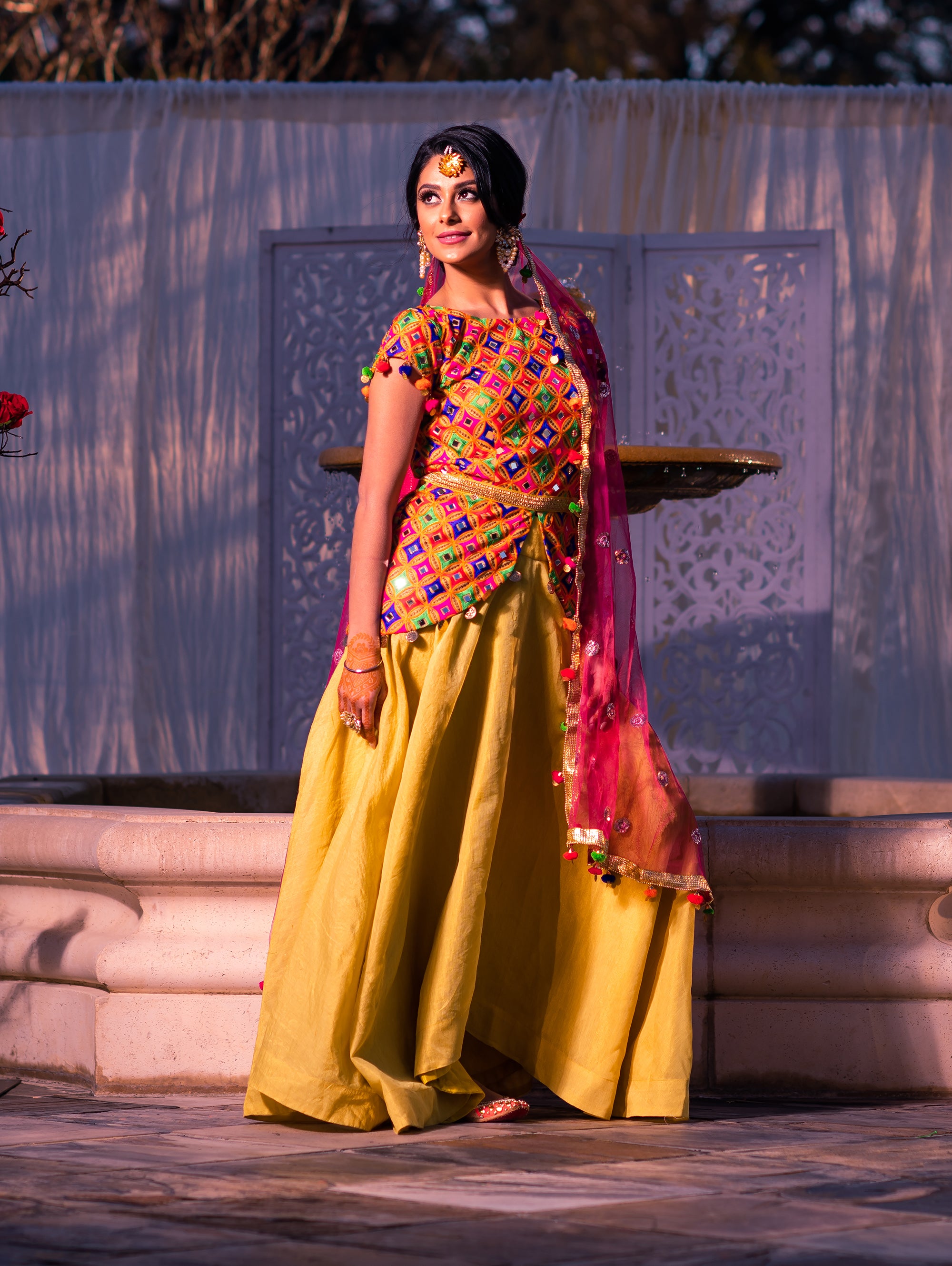 Phulkari  Lengha - bAnuDesigns