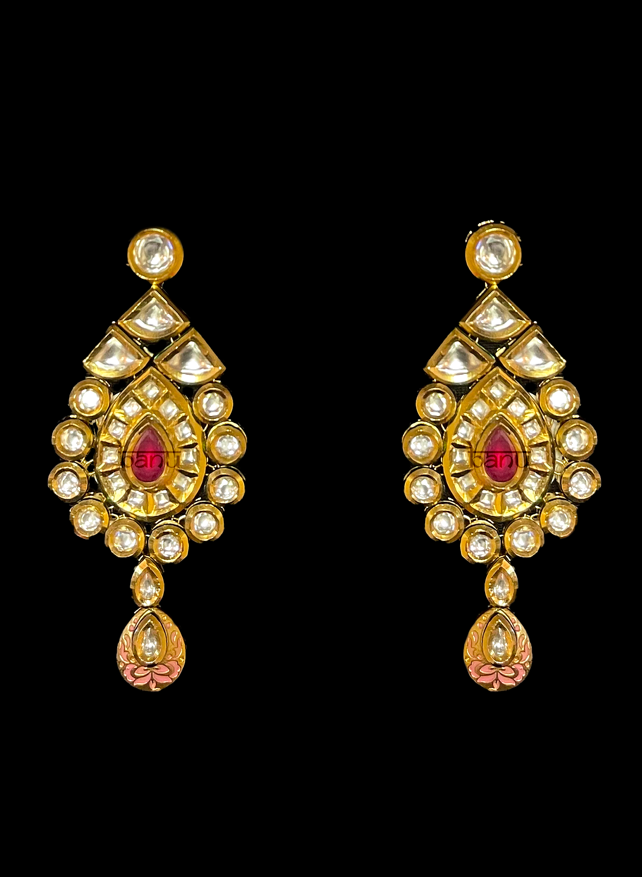 Antara Kundan Enamel Set With Ruby