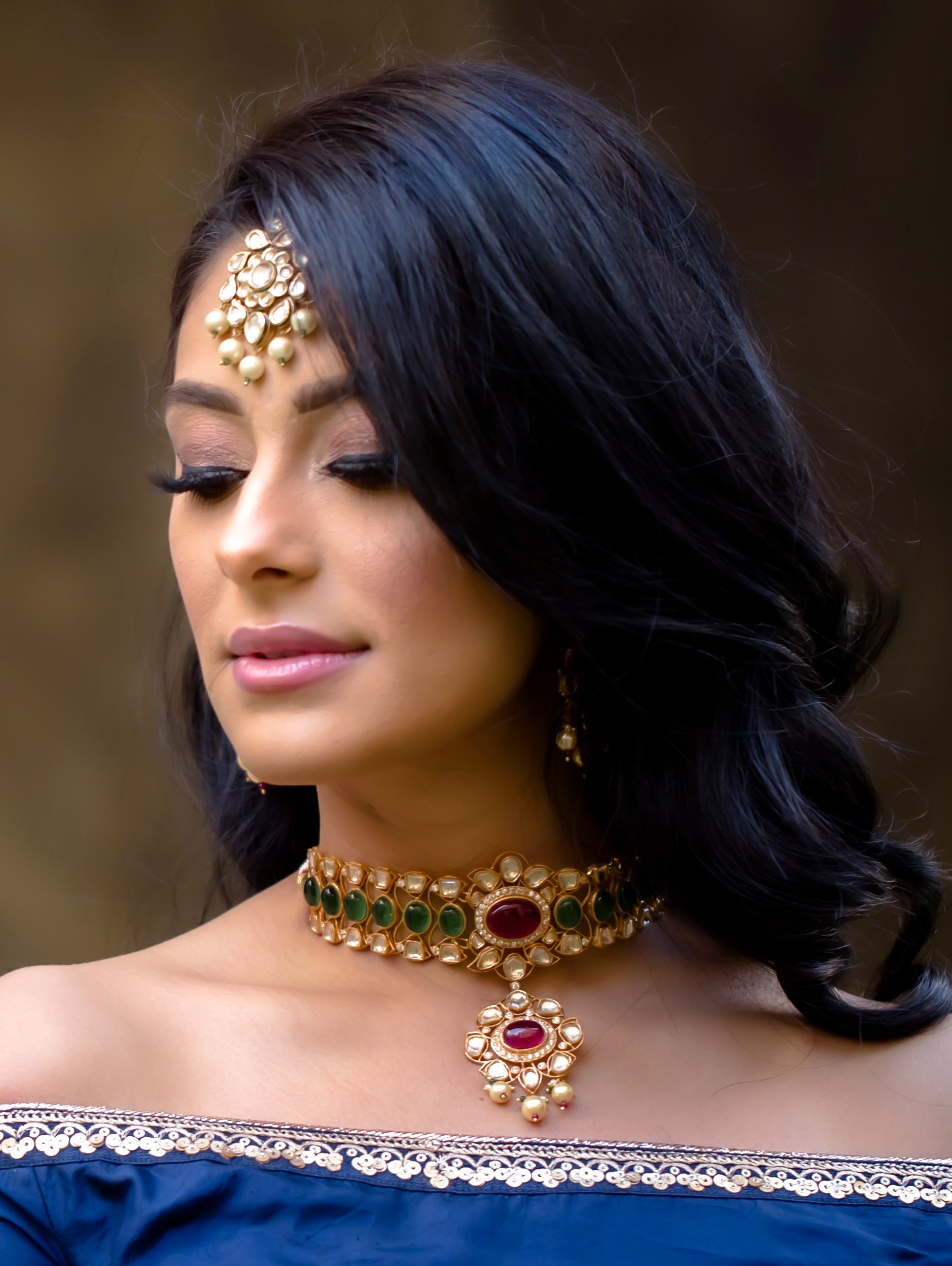 Sitara Choker Kundan Set - bAnuDesigns