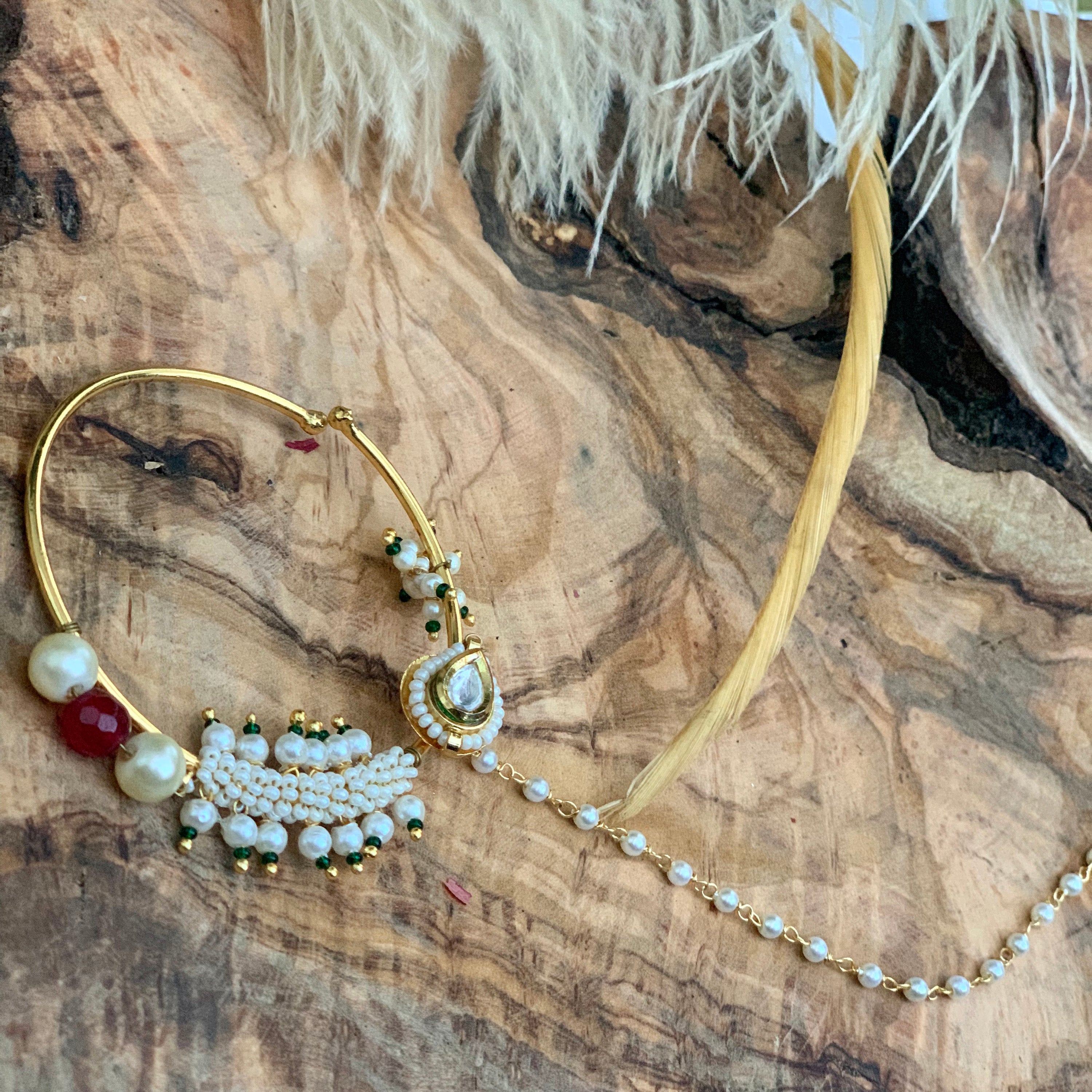 Tahira Nose Ring - bAnuDesigns