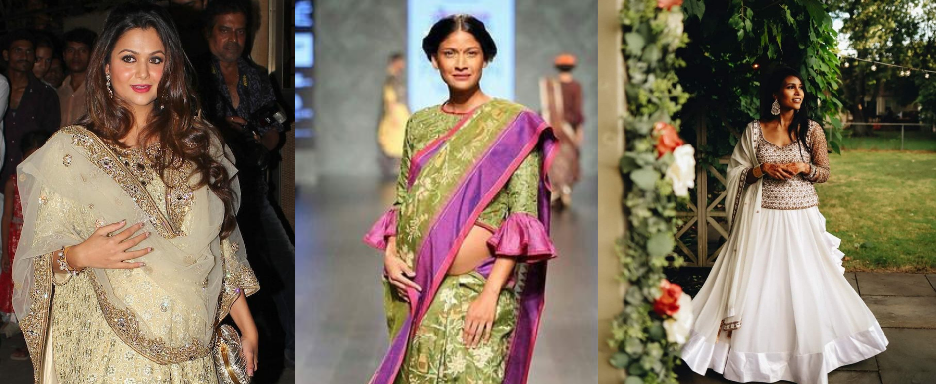 Indian Bridal Maternity wear - Ultimate wedding fashion guide for ladies during pregnancy