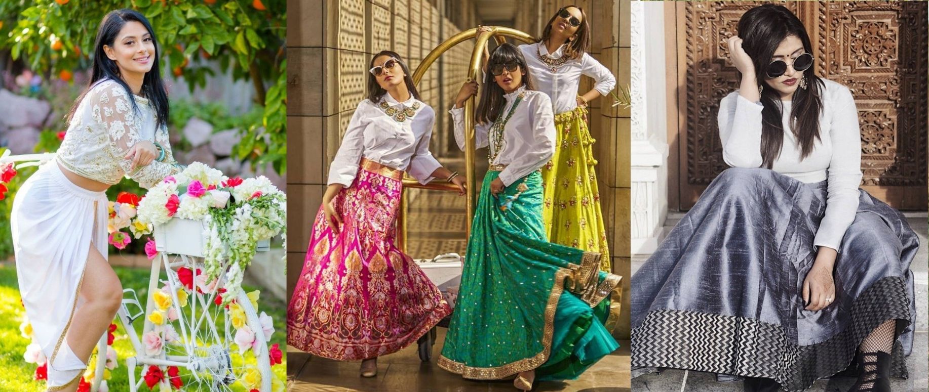 Ethnic Indian ieces with western wear, 5 Quick Fusion Style Ideas!
