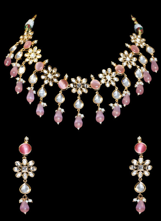 Enchanted Jasmine Pink Jewelry Set