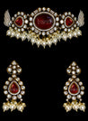 Crimson Crest Red Jewelry Set