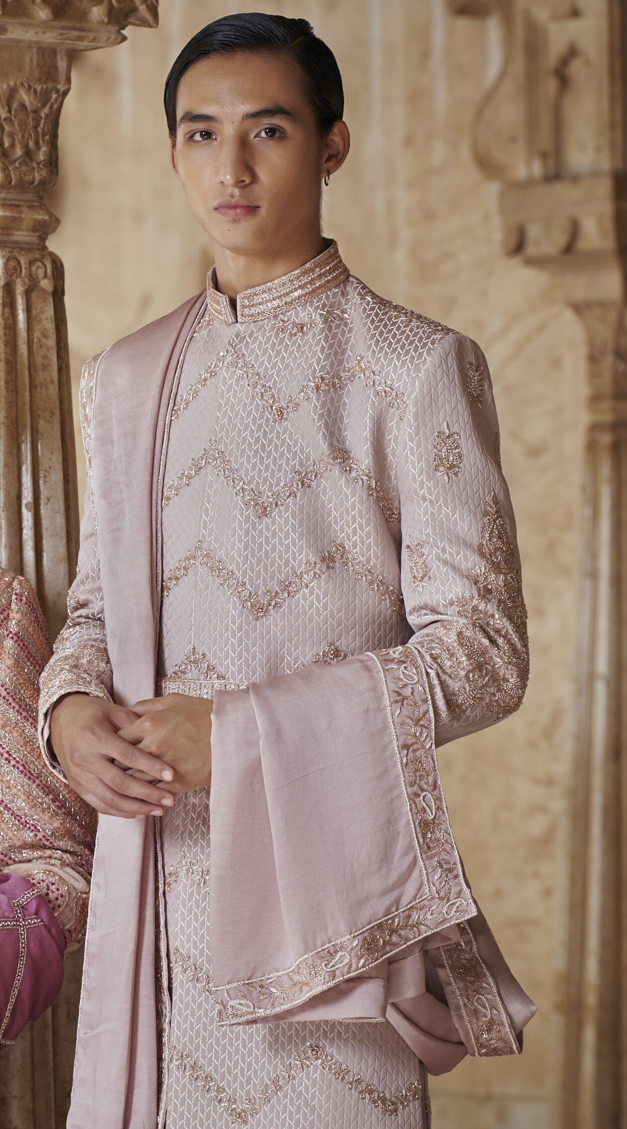 Pale Pink Sherwani