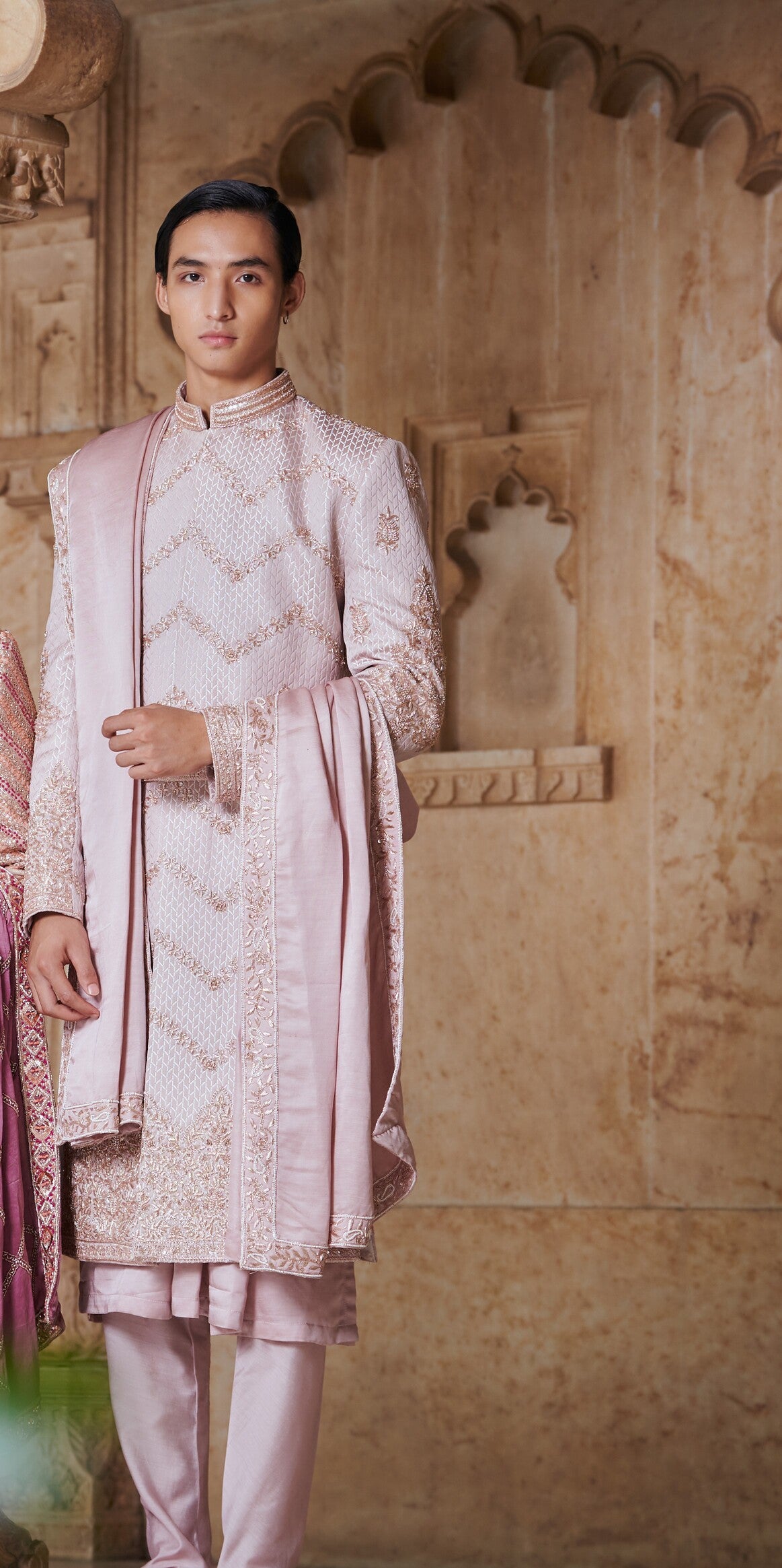 Pale Pink Sherwani