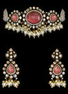 Crimson Crest Pink Jewelry Set